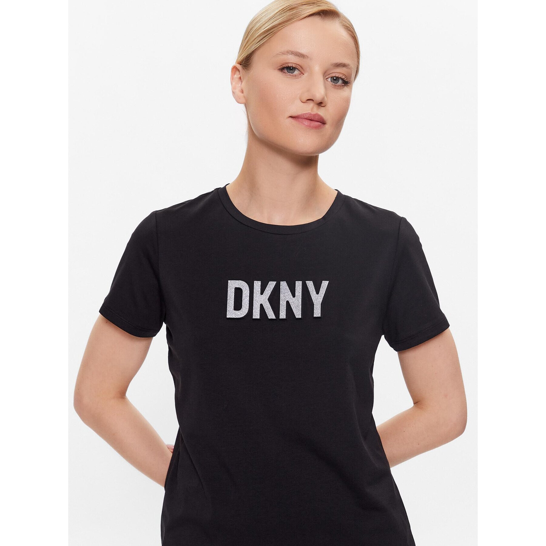 DKNY T-Shirt P03ZBDNA Černá Regular Fit - Pepit.cz