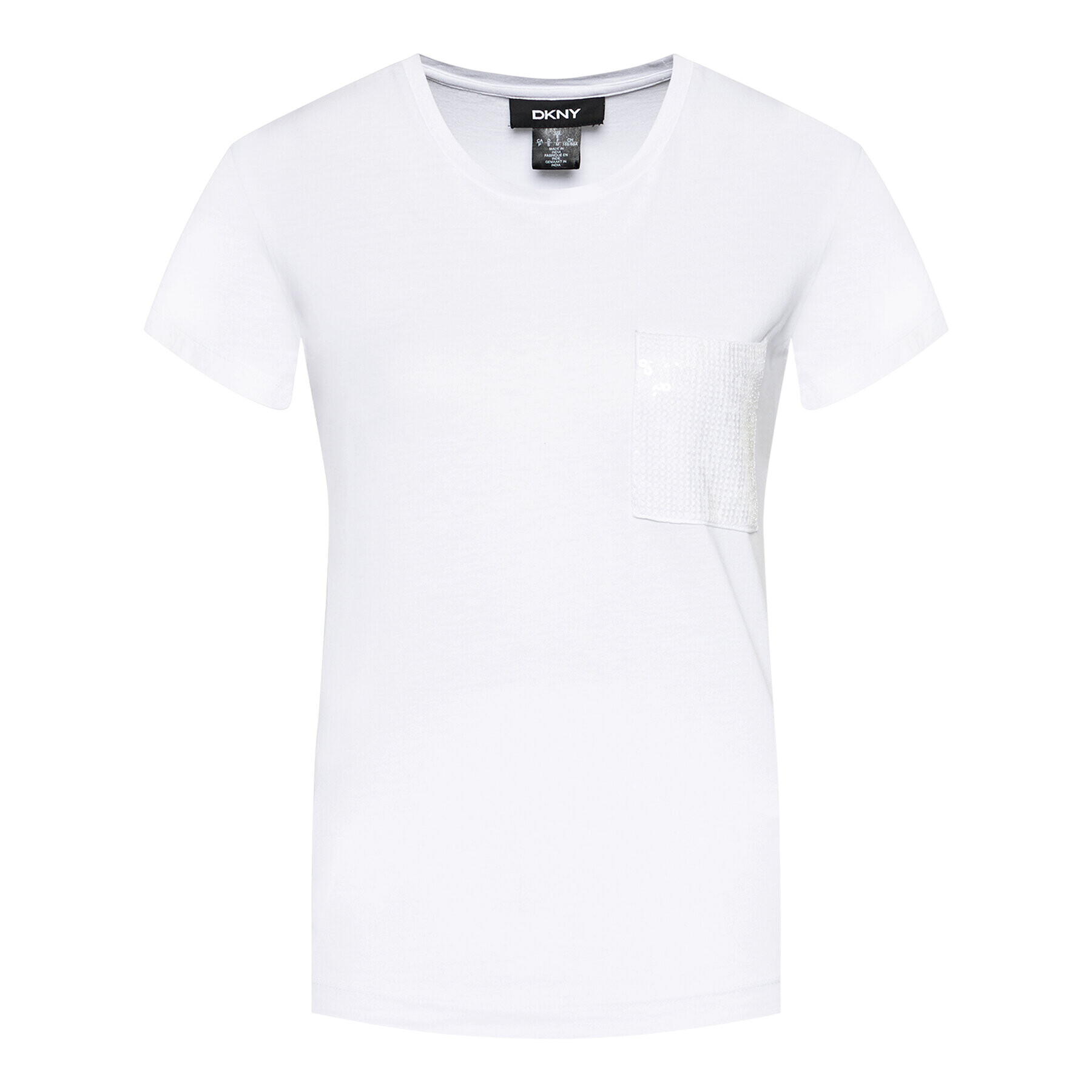 DKNY T-Shirt P0RAOC2R Bílá Regular Fit - Pepit.cz