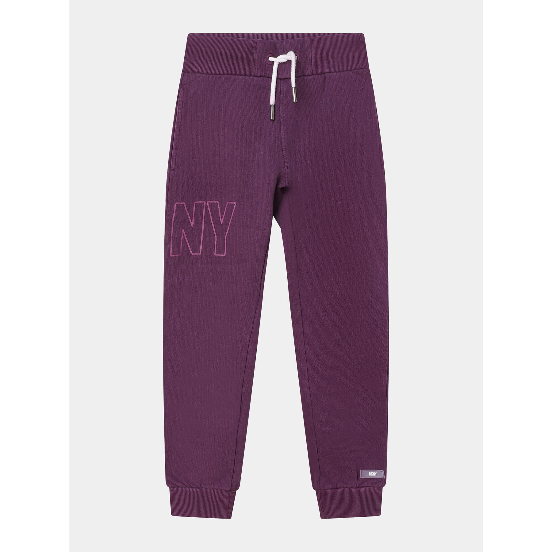 DKNY Teplákové kalhoty D54000 D Fialová Regular Fit - Pepit.cz