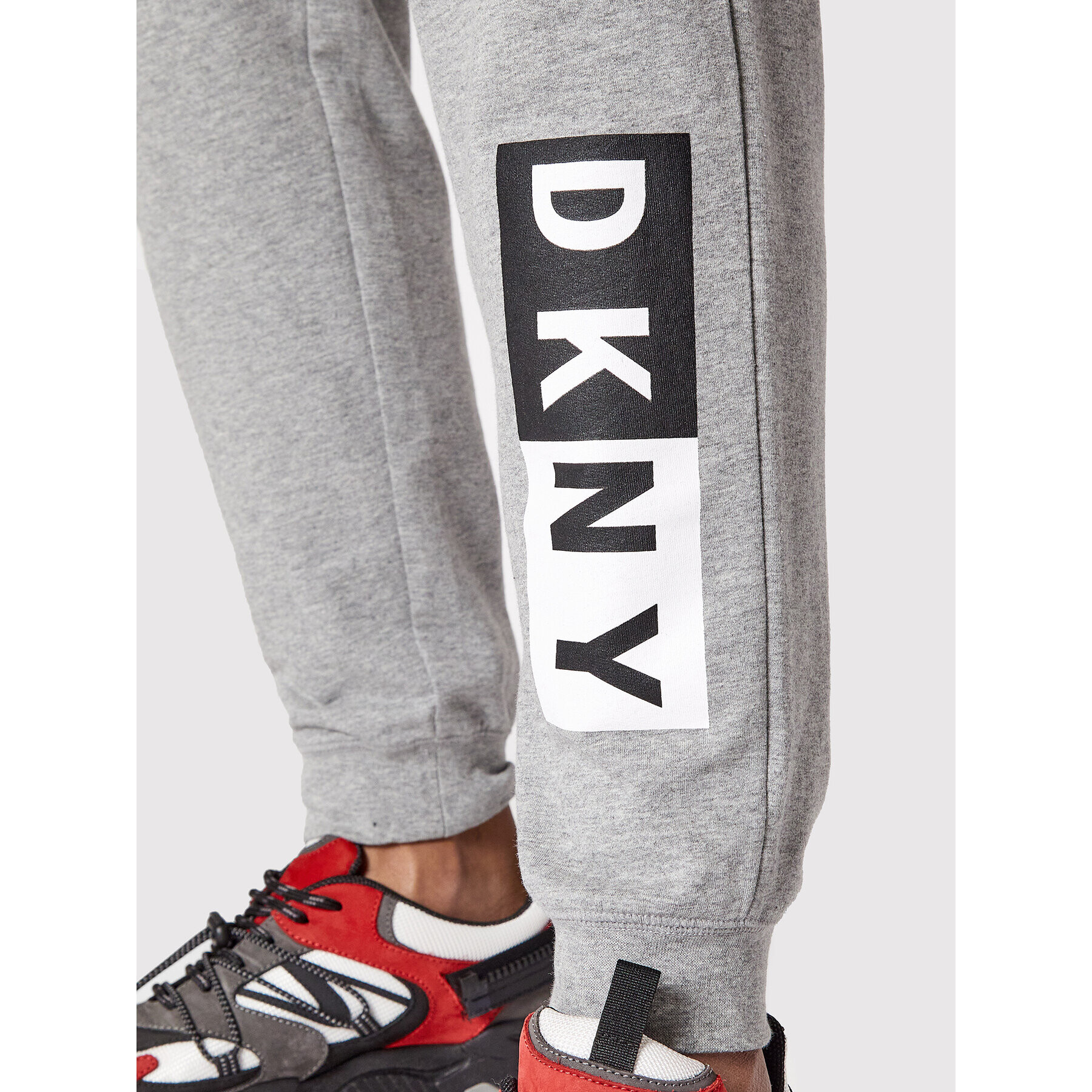 DKNY Teplákové kalhoty N5_6742_DKY Šedá Regular Fit - Pepit.cz