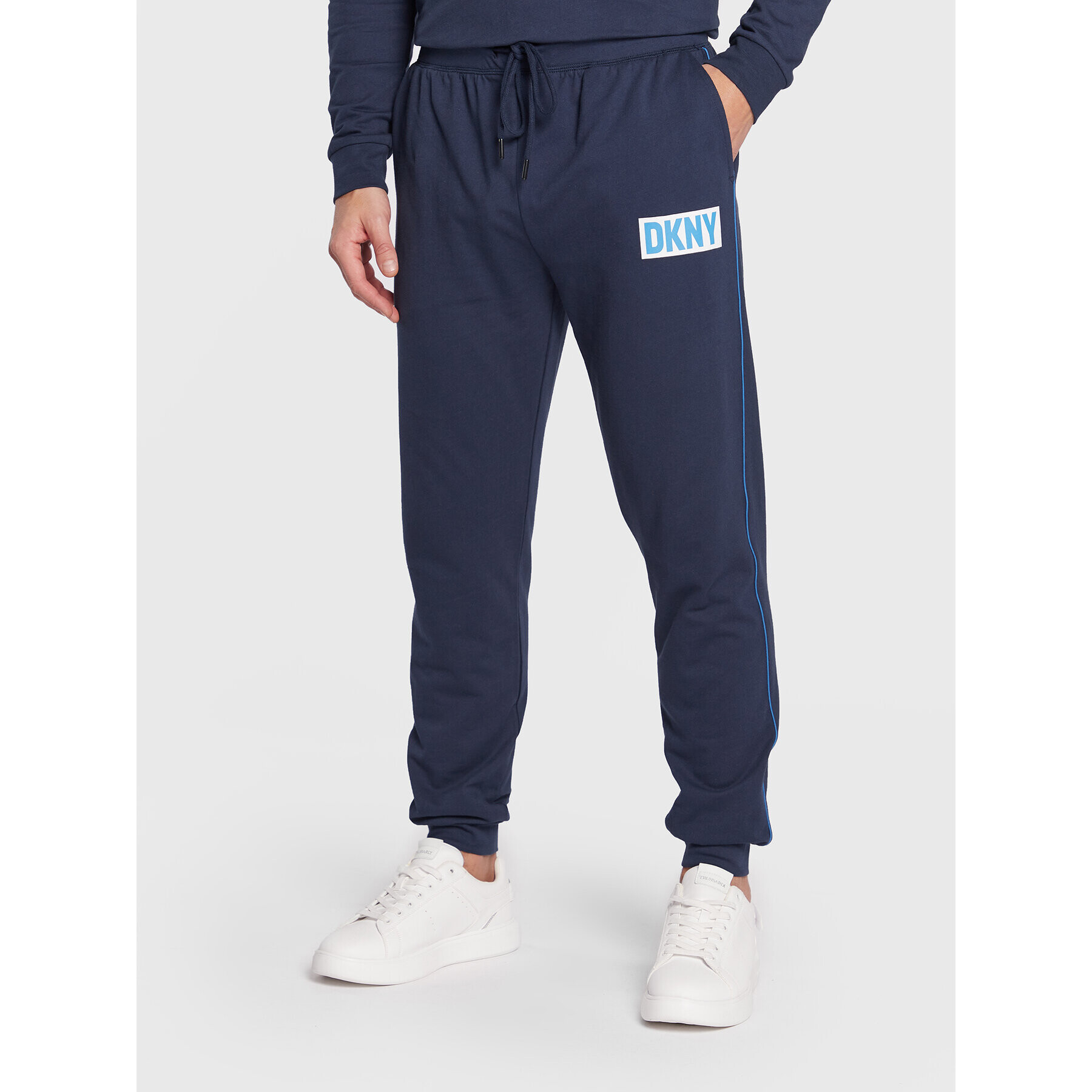 DKNY Teplákové kalhoty N5_6874_DKY Tmavomodrá Regular Fit - Pepit.cz