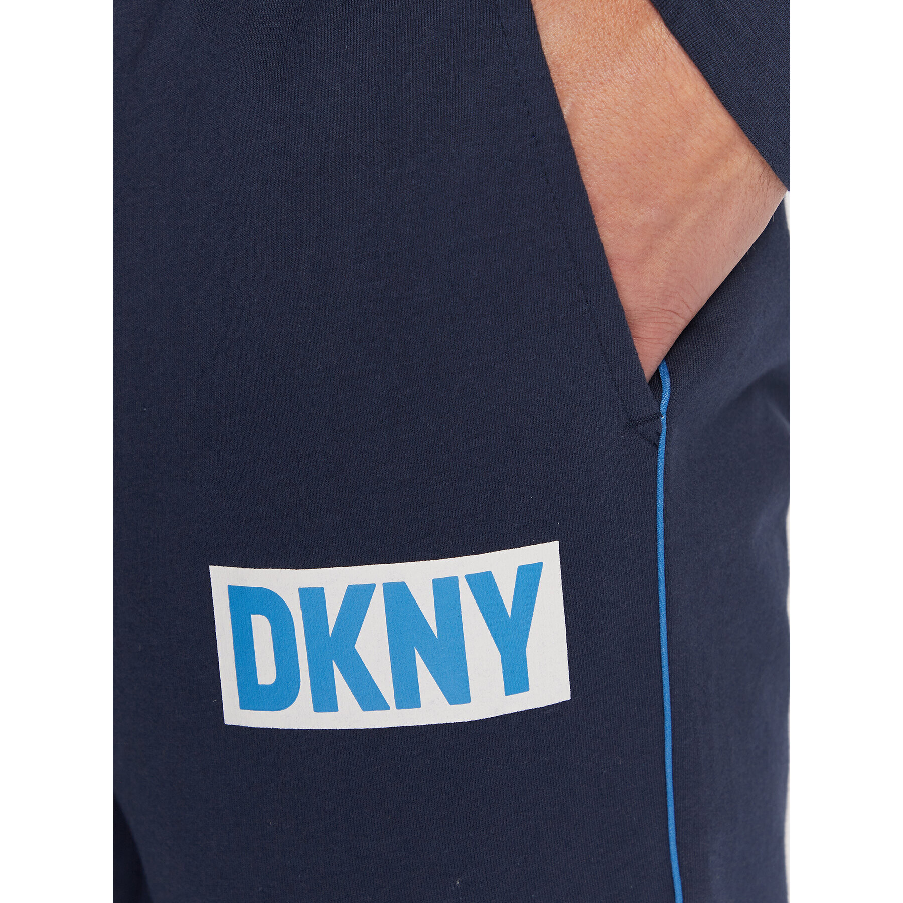 DKNY Teplákové kalhoty N5_6874_DKY Tmavomodrá Regular Fit - Pepit.cz