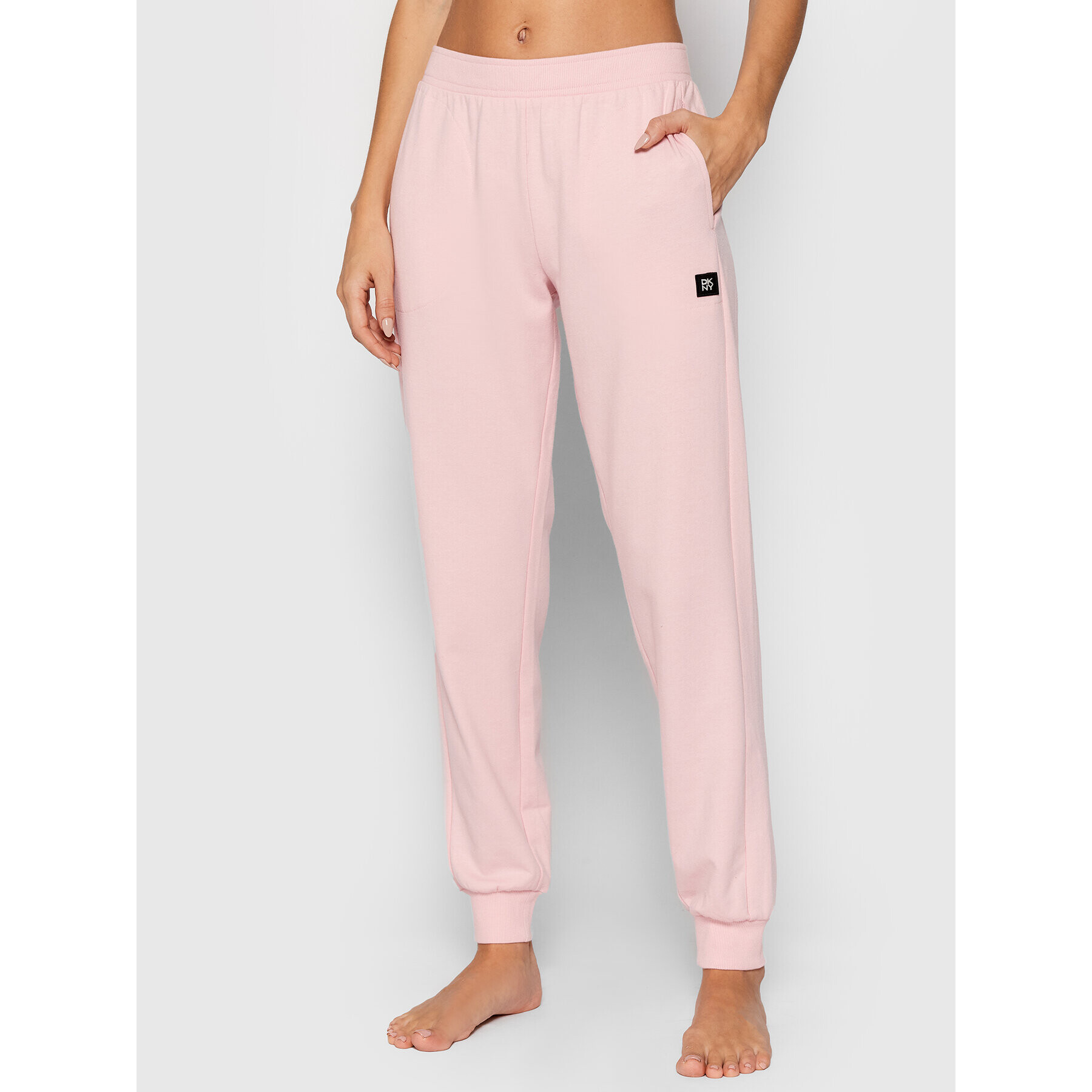 DKNY Teplákové kalhoty YI2722484 Růžová Regular Fit - Pepit.cz