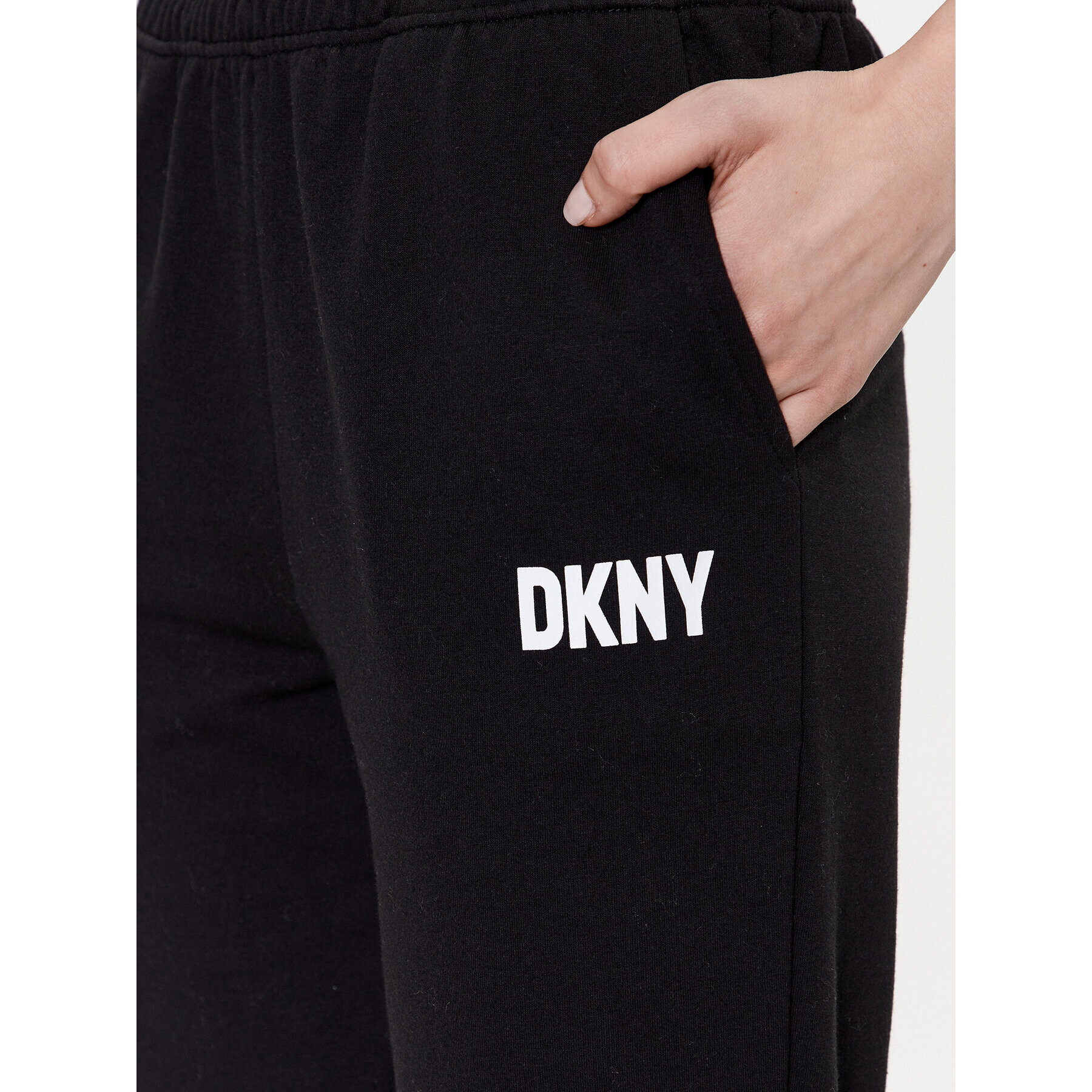 DKNY Pyžamové kalhoty YI2822629 Černá Regular Fit - Pepit.cz