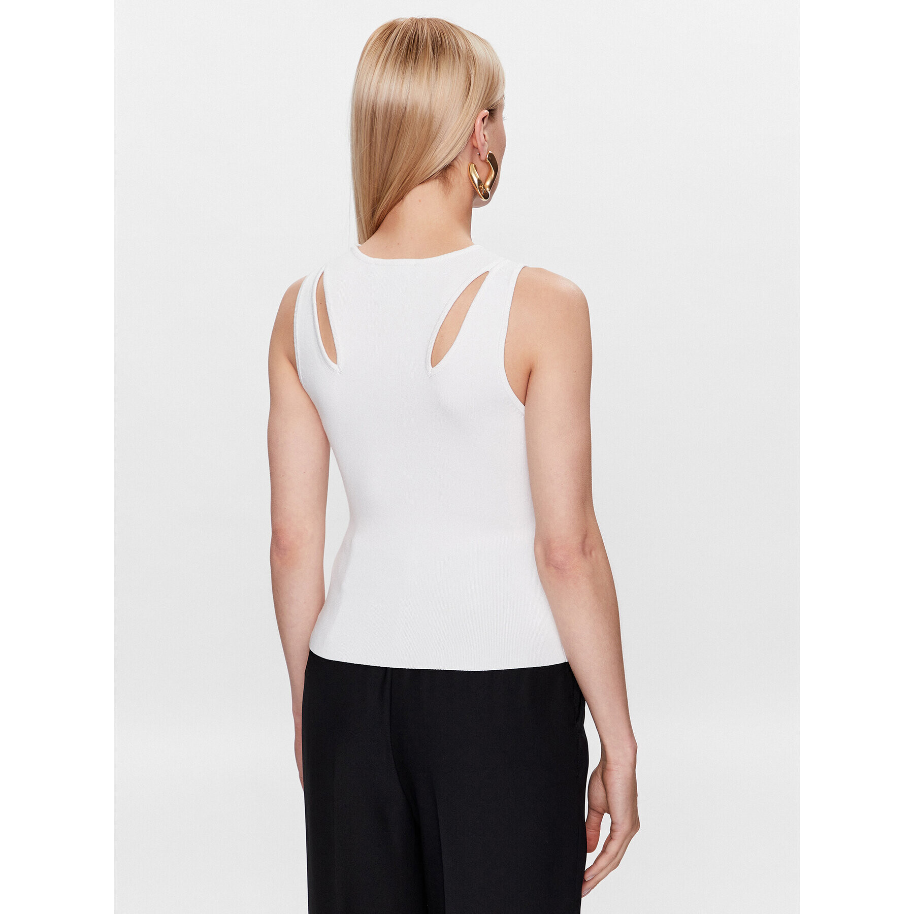 DKNY Top P3BSAH25 Bílá Slim Fit - Pepit.cz