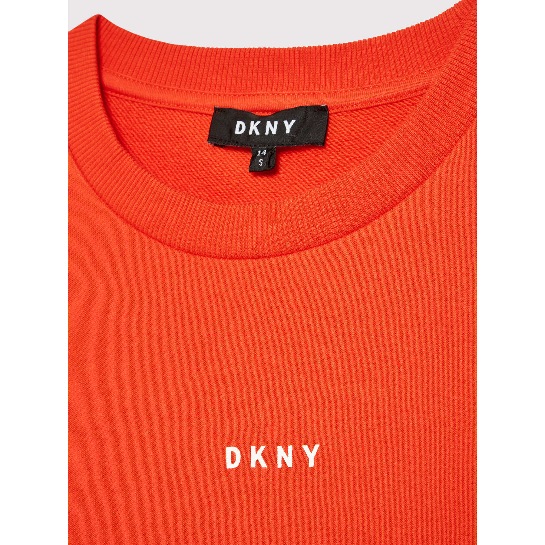 DKNY Úpletové šaty D32820 M Oranžová Regular Fit - Pepit.cz