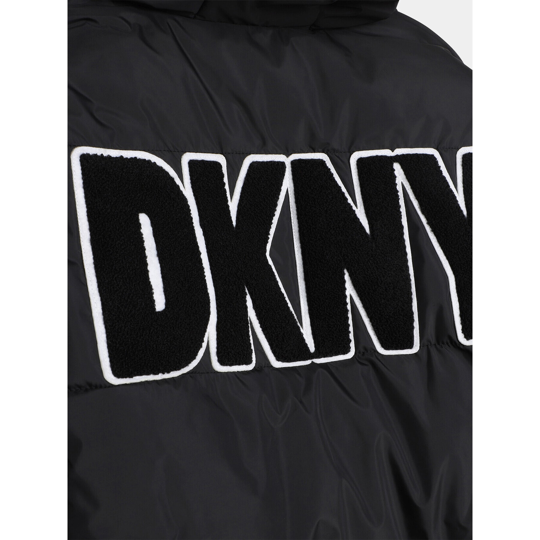 DKNY Vatovaná bunda D36684 D Stříbrná Regular Fit - Pepit.cz