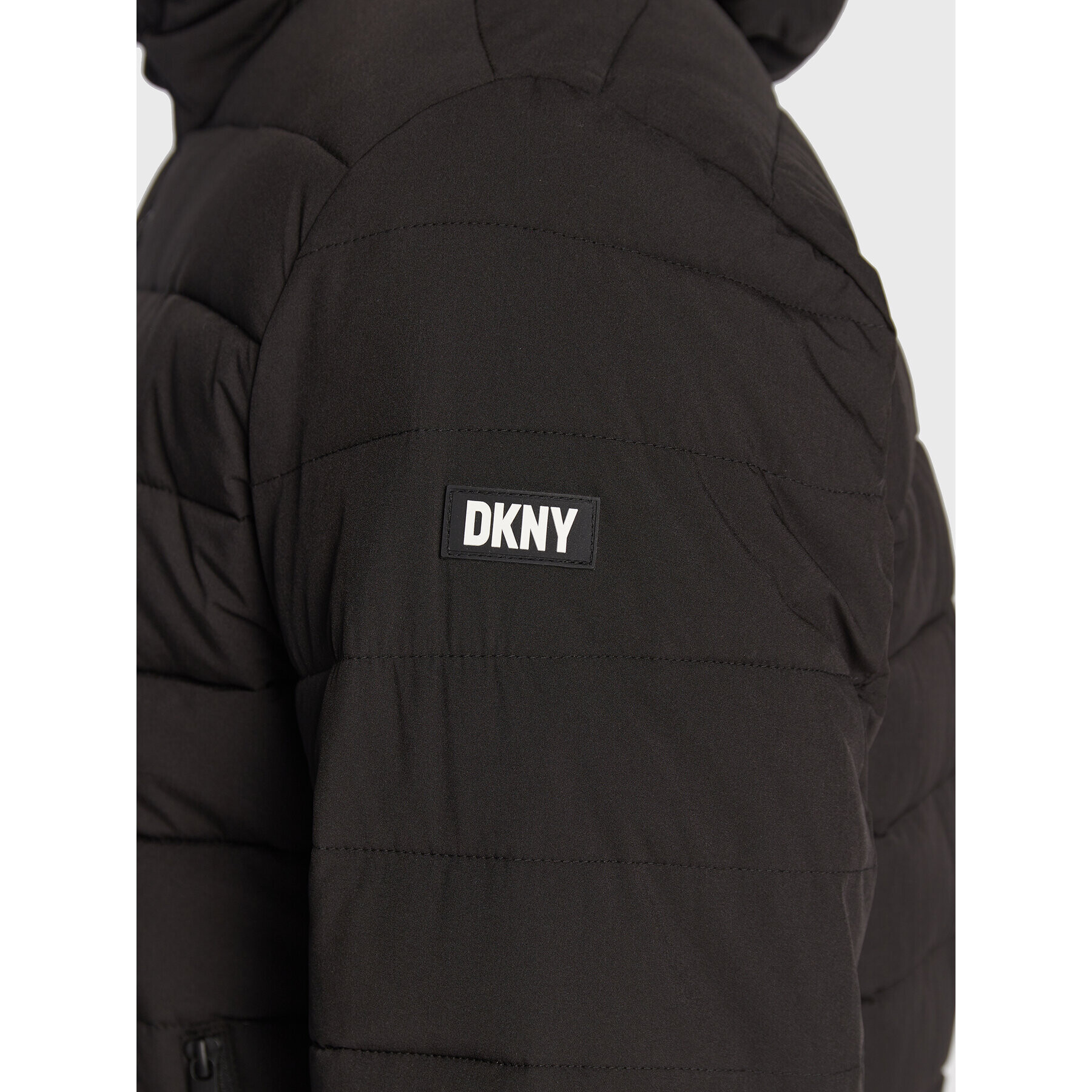 DKNY Vatovaná bunda DX9MP651 Černá Regular Fit - Pepit.cz