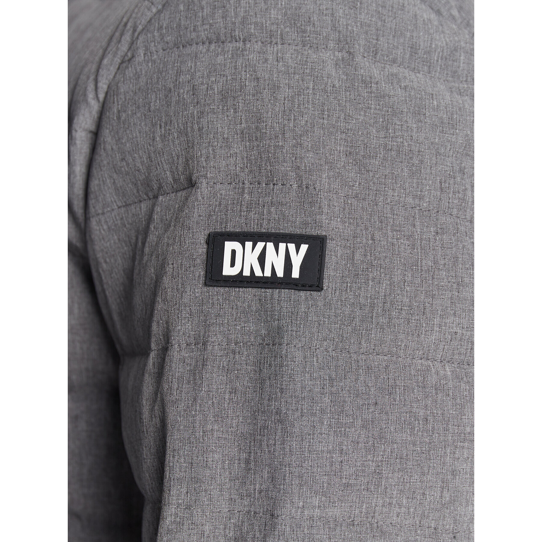 DKNY Vatovaná bunda DX9MP651 Šedá Regular Fit - Pepit.cz