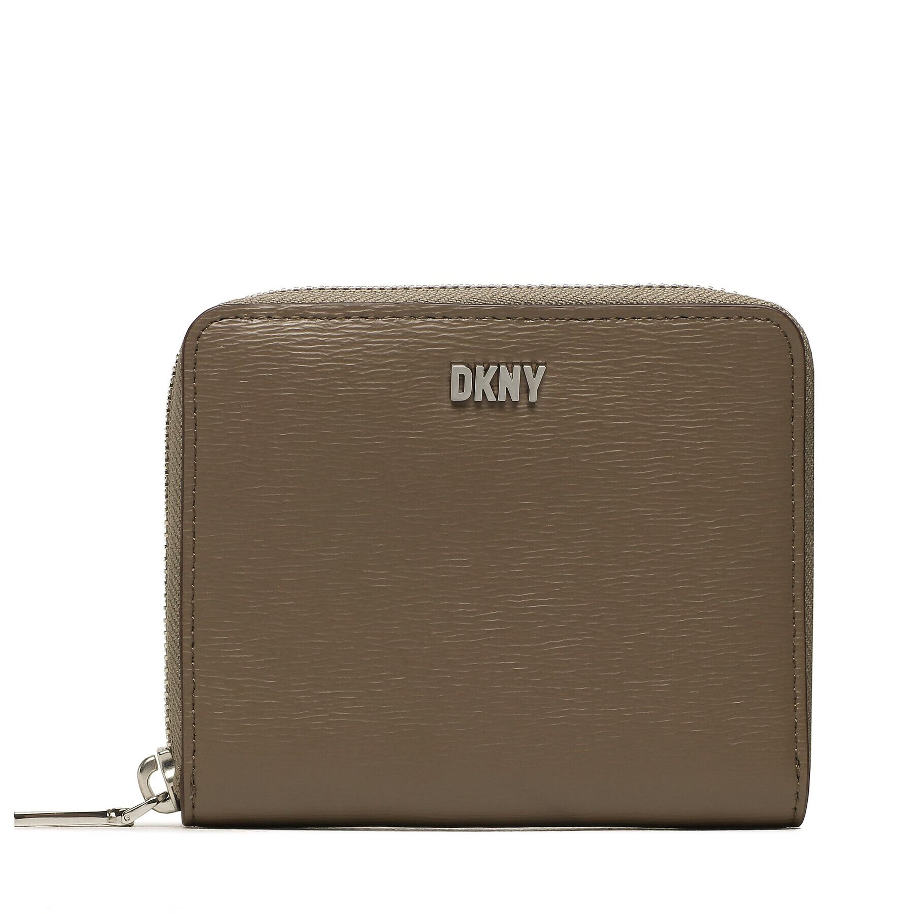 DKNY Velká dámská peněženka Bryant-Sm Zip Around R8313656 Hnědá - Pepit.cz