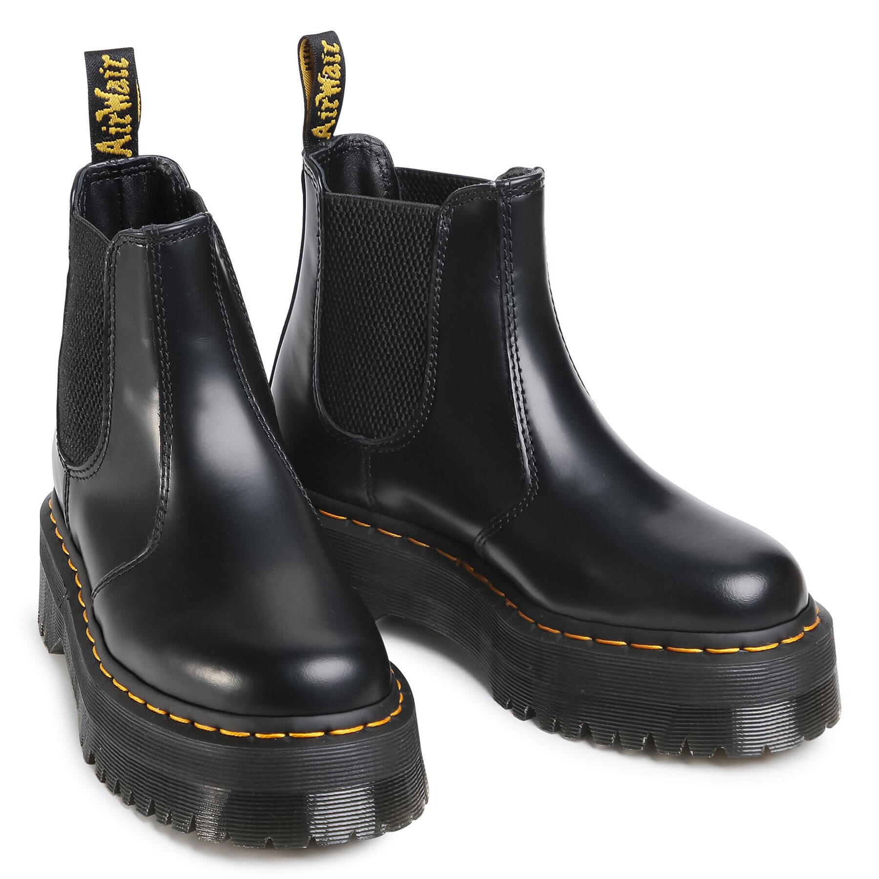 Dr. Martens Kotníková obuv s elastickým prvkem 2976 Quad 24687001 Černá - Pepit.cz