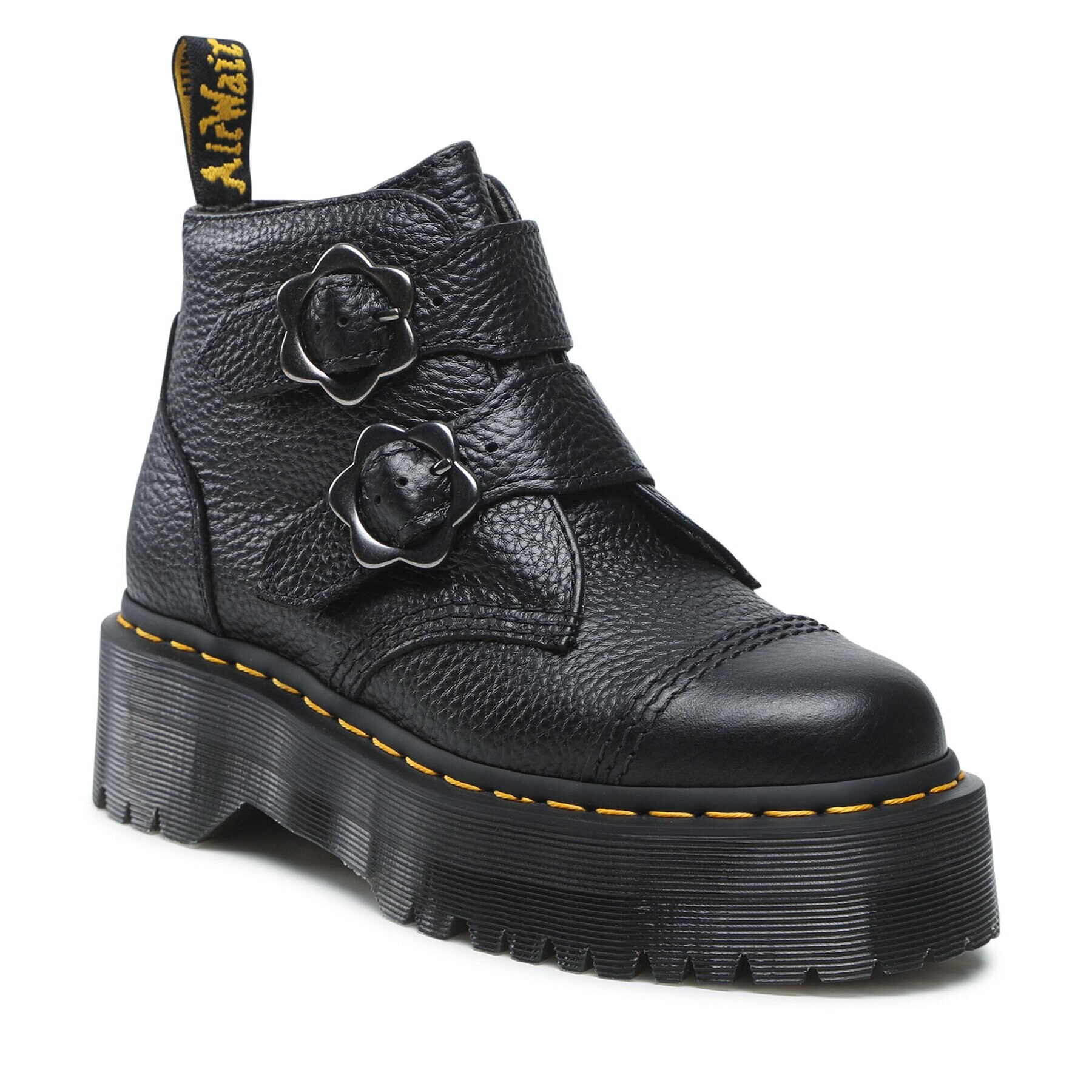 Dr. Martens Turistická obuv Devon Flwr 27642001 Černá - Pepit.cz