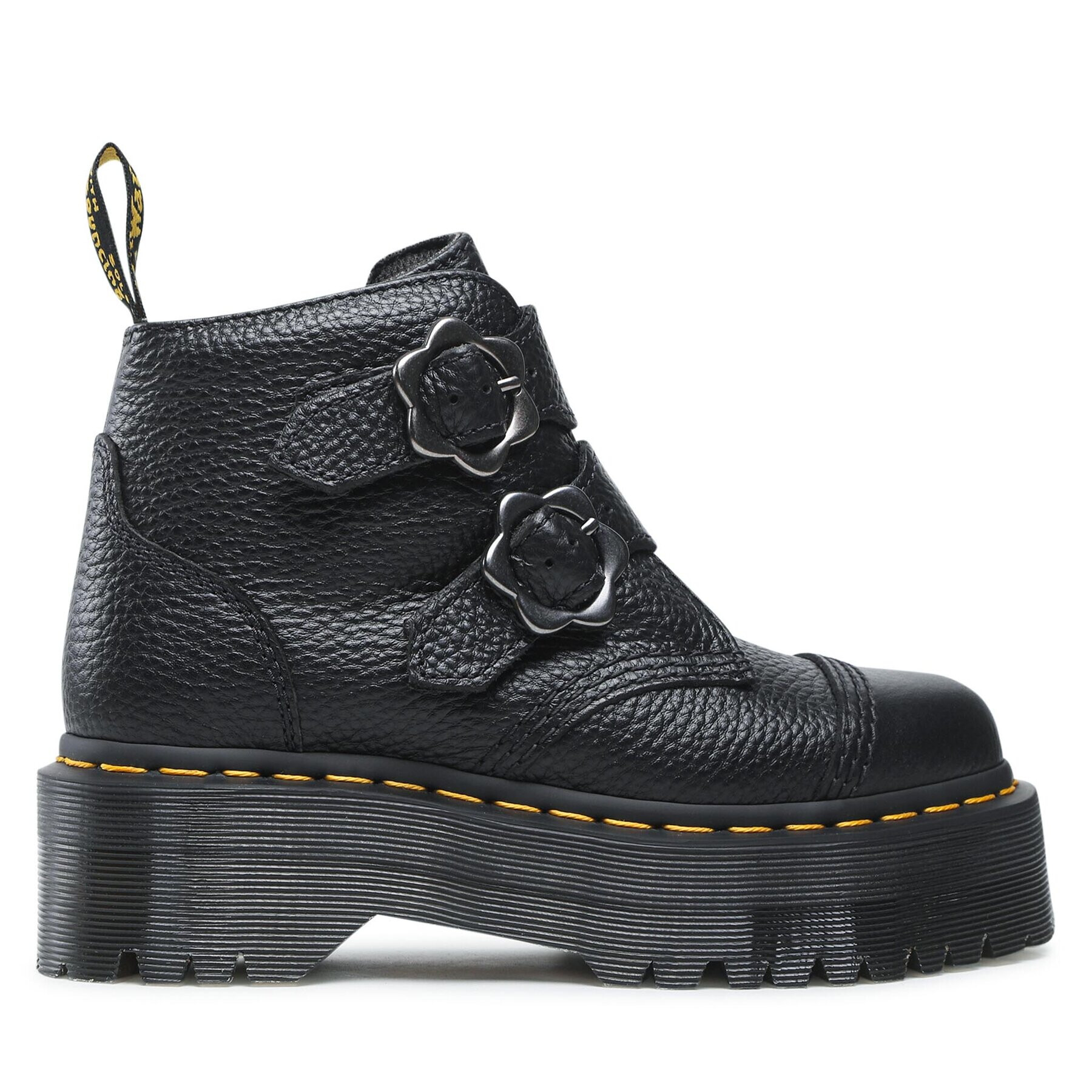 Dr. Martens Turistická obuv Devon Flwr 27642001 Černá - Pepit.cz