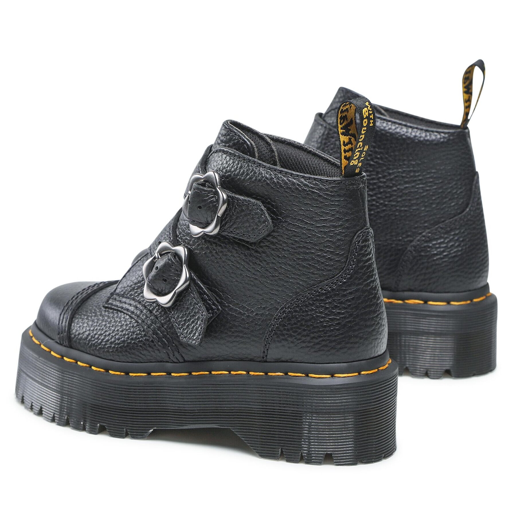 Dr. Martens Turistická obuv Devon Flwr 27642001 Černá - Pepit.cz