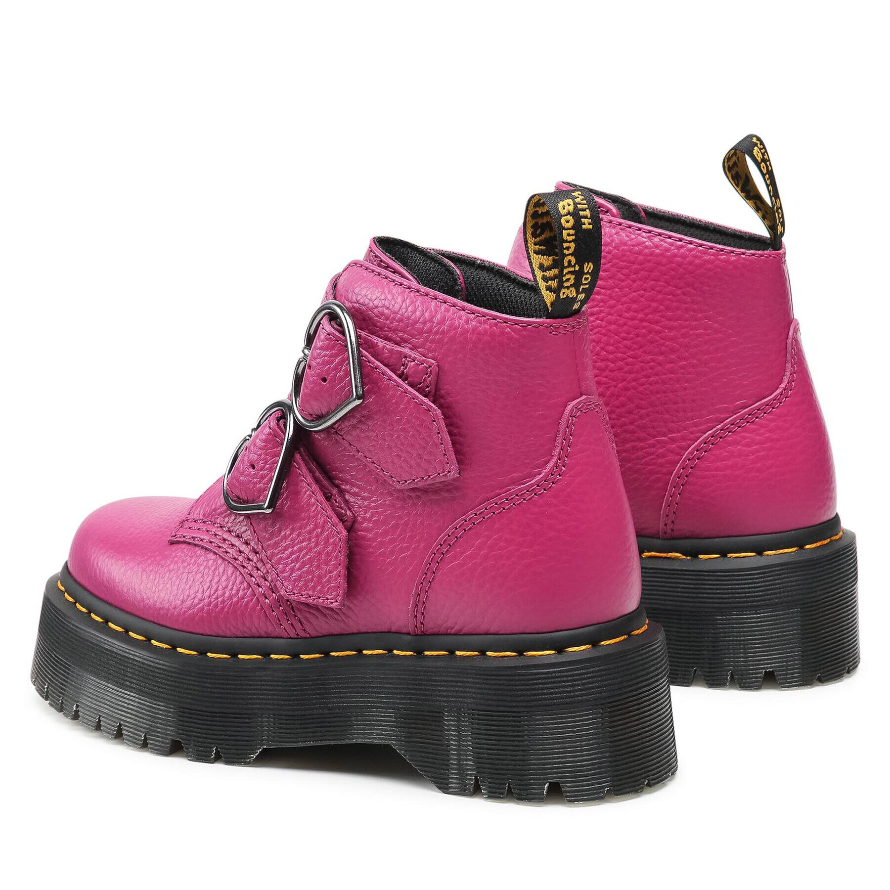 Dr. Martens Turistická obuv Devon Heart 26900673 Růžová - Pepit.cz