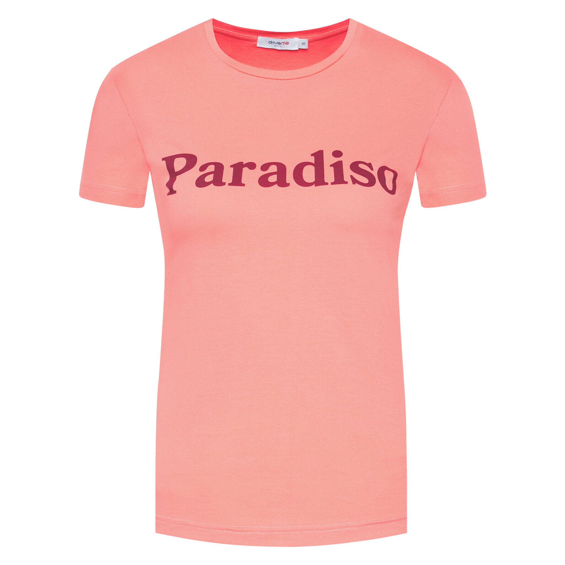 Drivemebikini T-Shirt Paradiso 2020-DRV-002_LCB Oranžová Fitted Fit - Pepit.cz