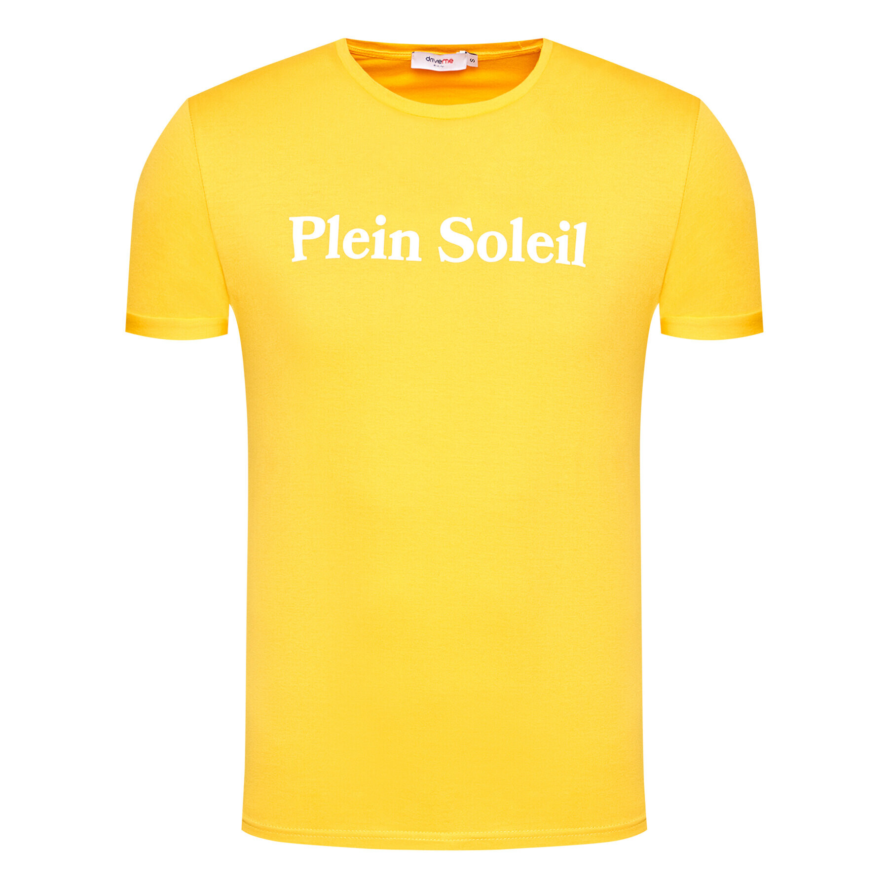 Drivemebikini T-Shirt Unisex Plein Soleil 2020-DRV-003_YEL Žlutá Relaxed Fit - Pepit.cz