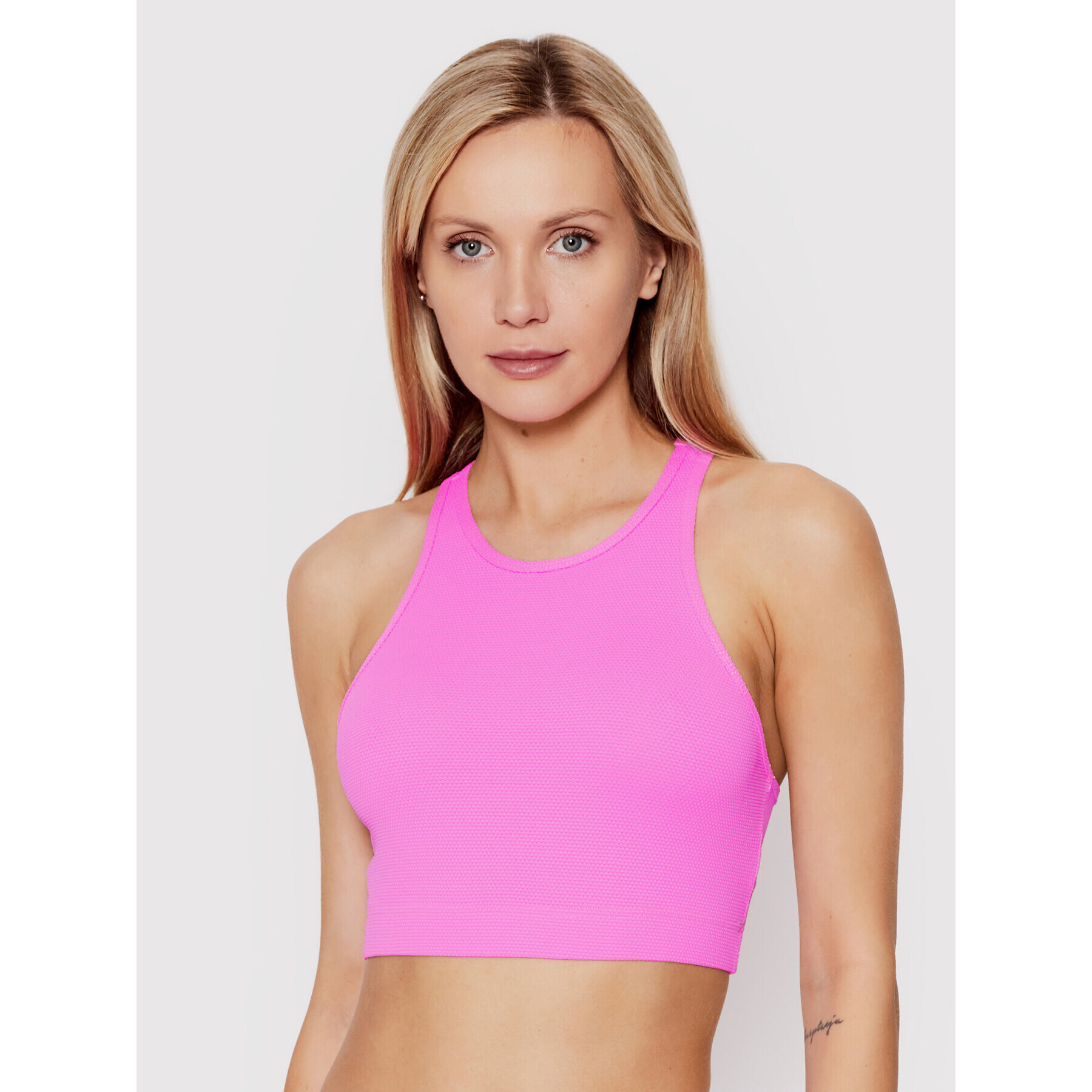 Drivemebikini Top Active 2022-DRV-055_FP Růžová Slim Fit - Pepit.cz