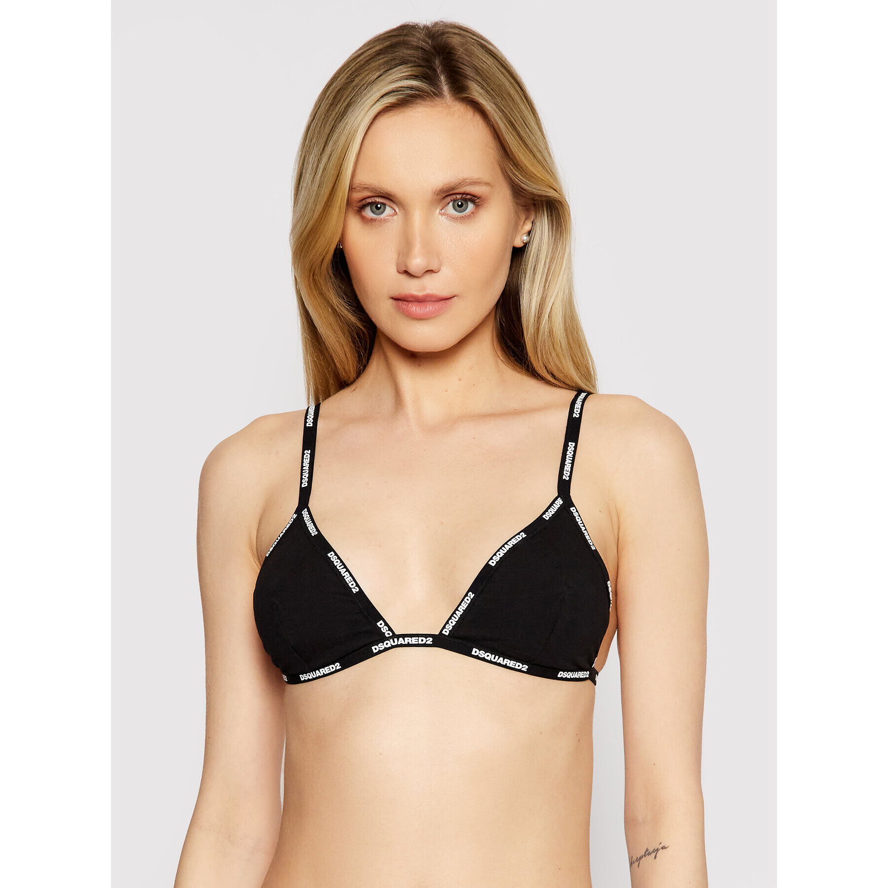 Dsquared2 Underwear Podprsenka Bralette D8BX63190 Černá - Pepit.cz