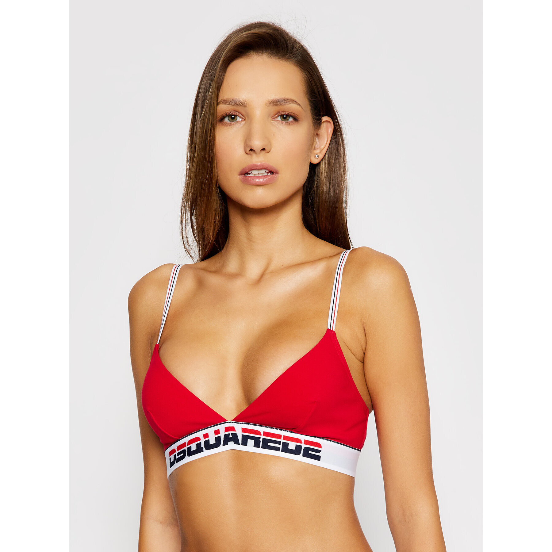 Dsquared2 Underwear Podprsenka Bralette D8R103230 Červená - Pepit.cz