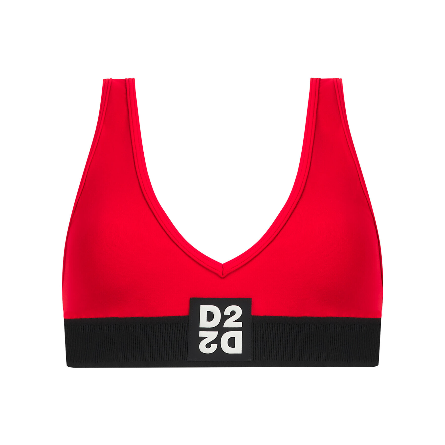 Dsquared2 Underwear Podprsenkový top D8R132980 Červená - Pepit.cz