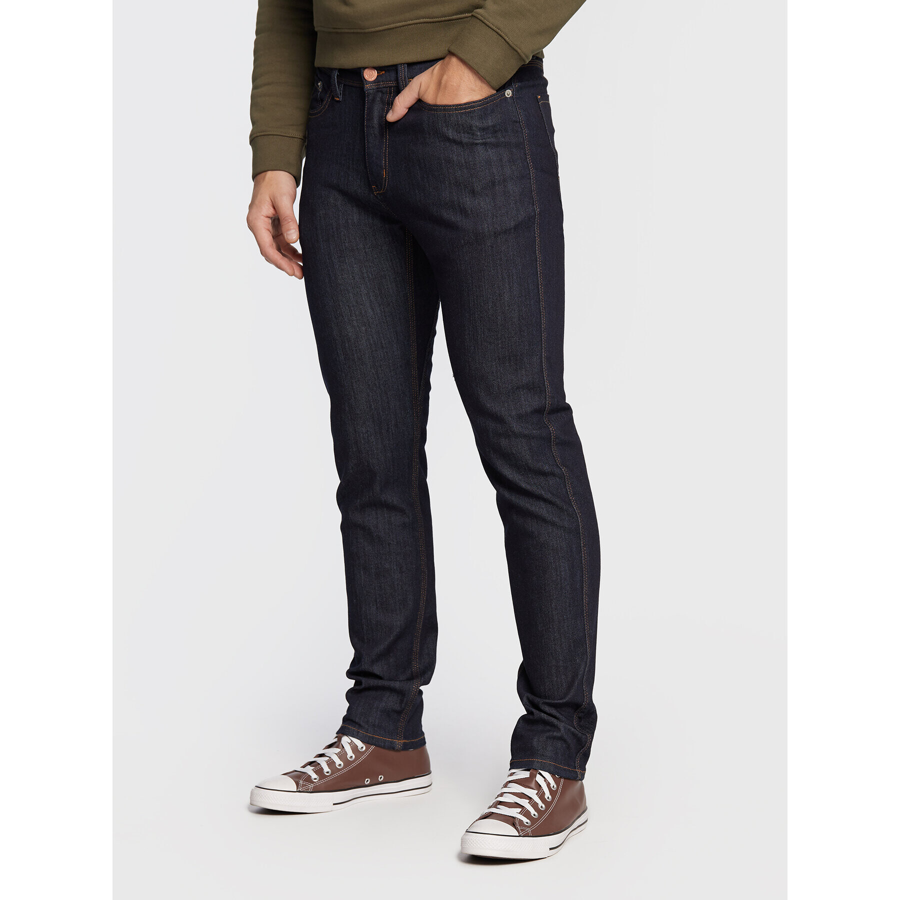 Duer Jeansy Performance Denim MFLS3002 Tmavomodrá Slim Fit - Pepit.cz