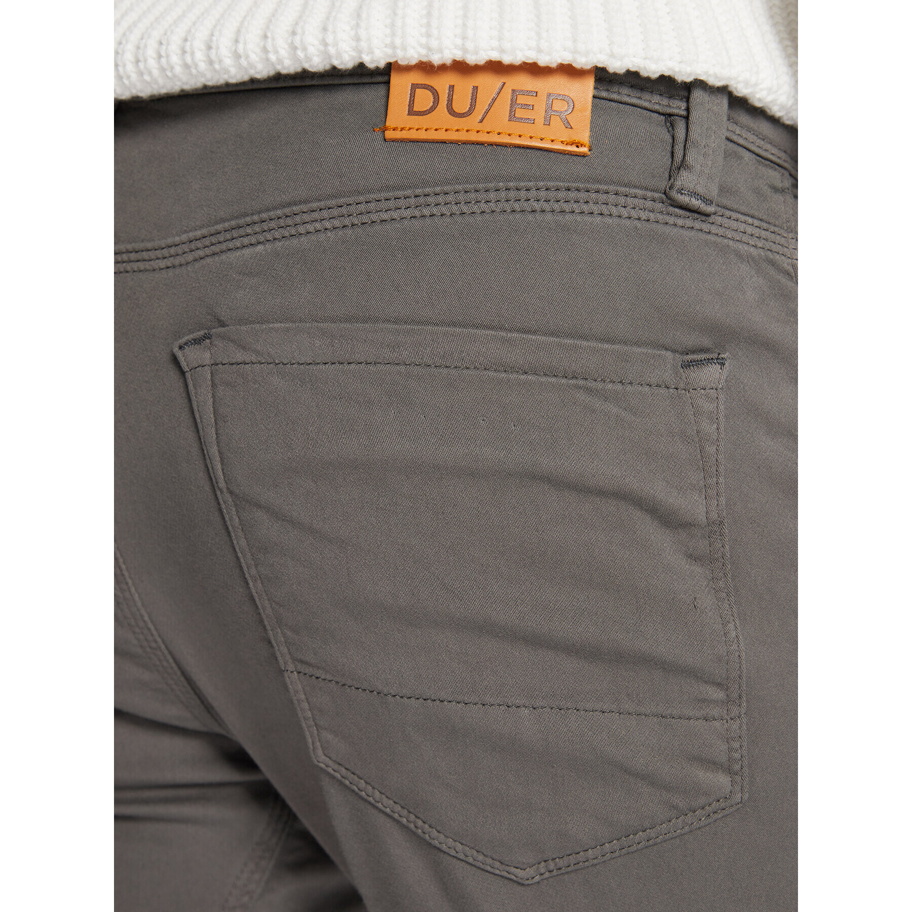 Duer Kalhoty z materiálu No Sweat MFNS1001 Šedá Slim Fit - Pepit.cz