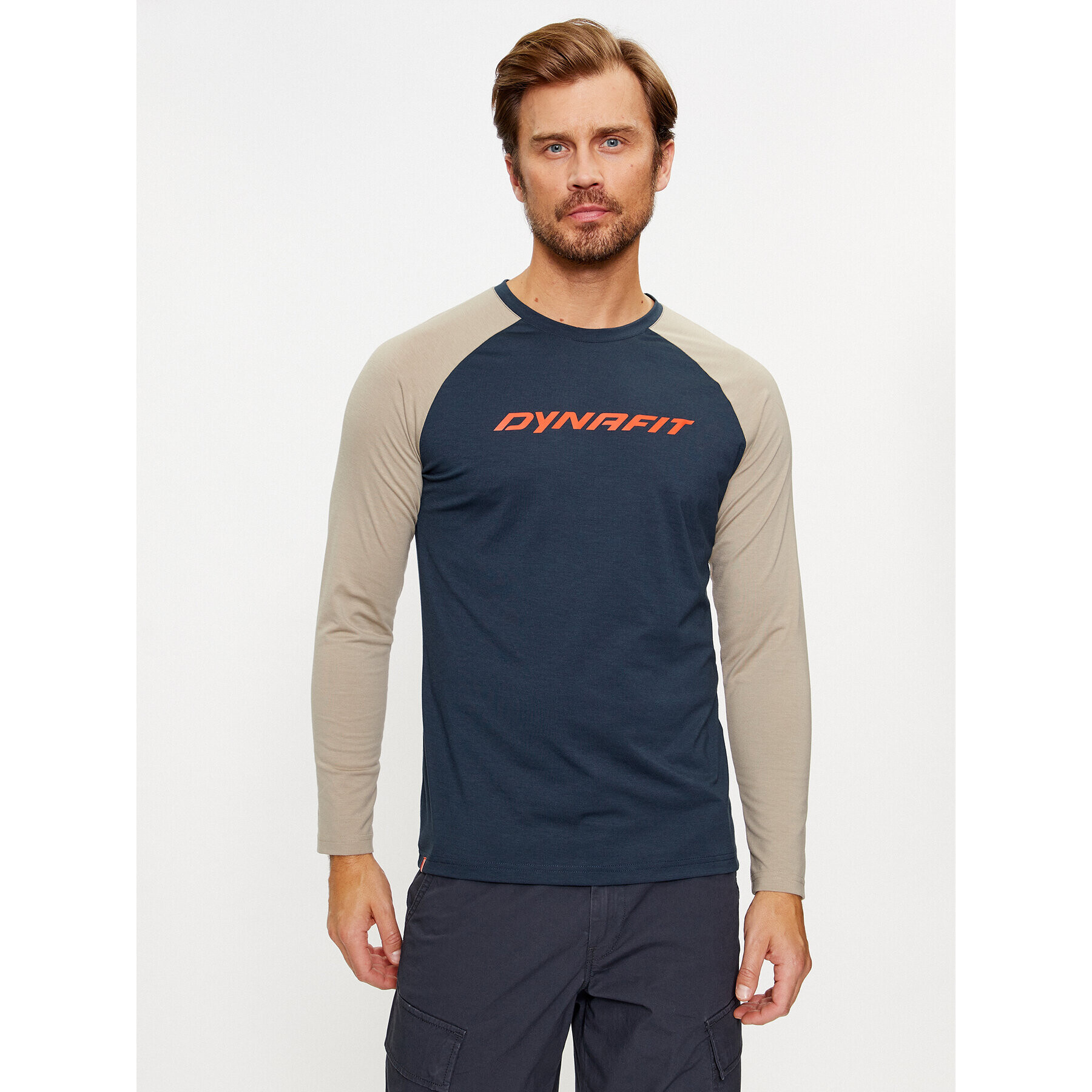 Dynafit S dlouhým rukávem 24/7 M L/S Tee 08-70956 Tmavomodrá Regular Fit - Pepit.cz