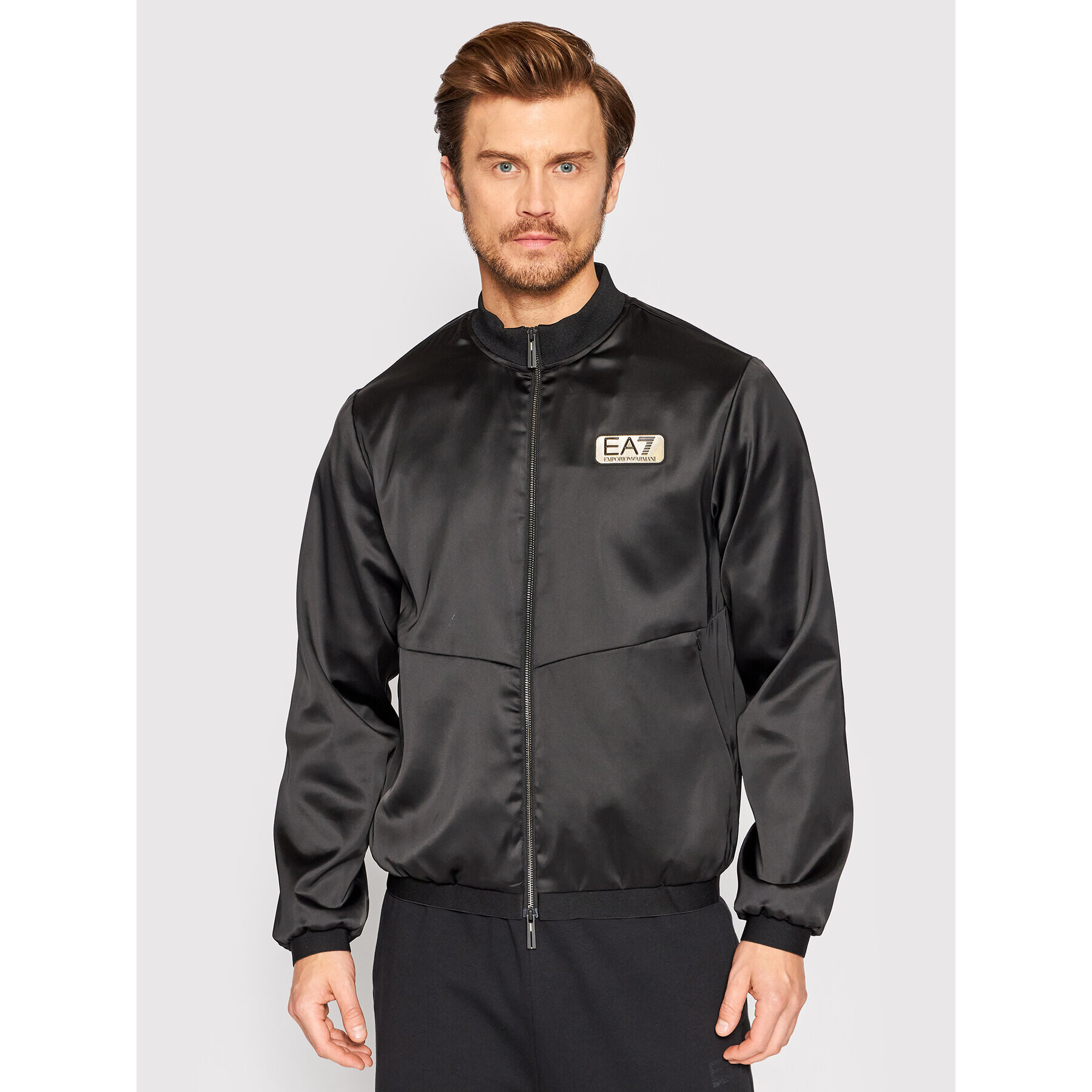 EA7 Emporio Armani Bunda bomber 3LPB16 PN2UZ 1200 Černá Regular Fit - Pepit.cz