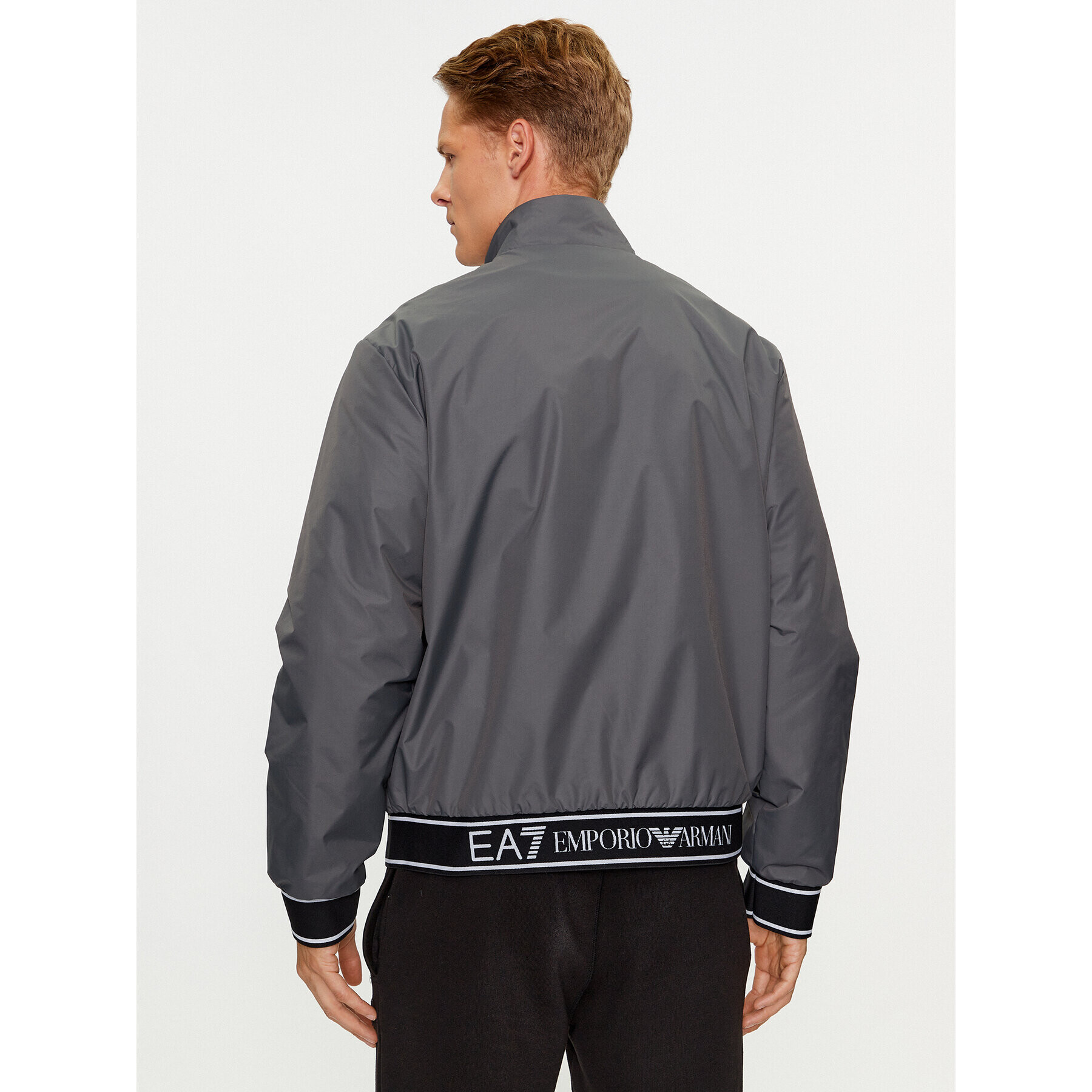 EA7 Emporio Armani Bunda bomber 6RPB07 PN27Z 1977 Šedá Regular Fit - Pepit.cz