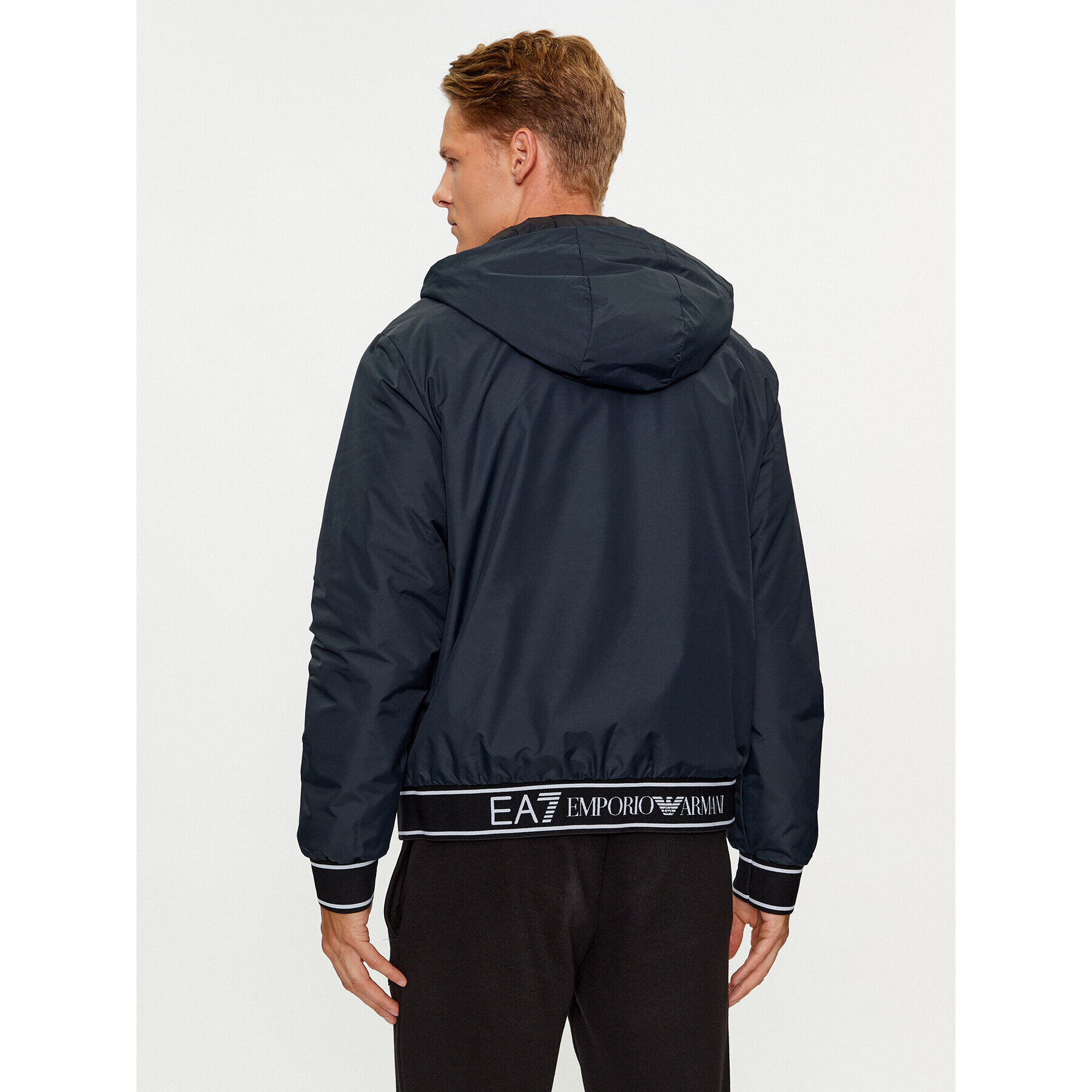 EA7 Emporio Armani Bunda bomber 6RPB08 PN27Z 1578 Tmavomodrá Regular Fit - Pepit.cz