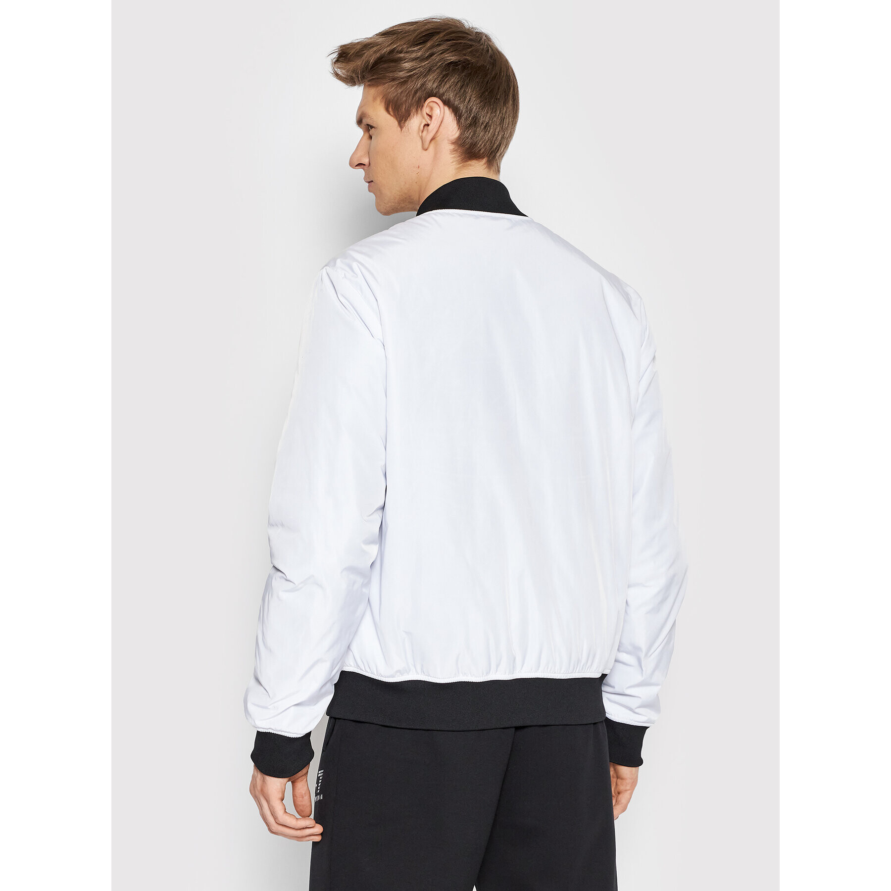 EA7 Emporio Armani Bunda bomber 8NPB10 PN7LZ 1100 Bílá Regular Fit - Pepit.cz