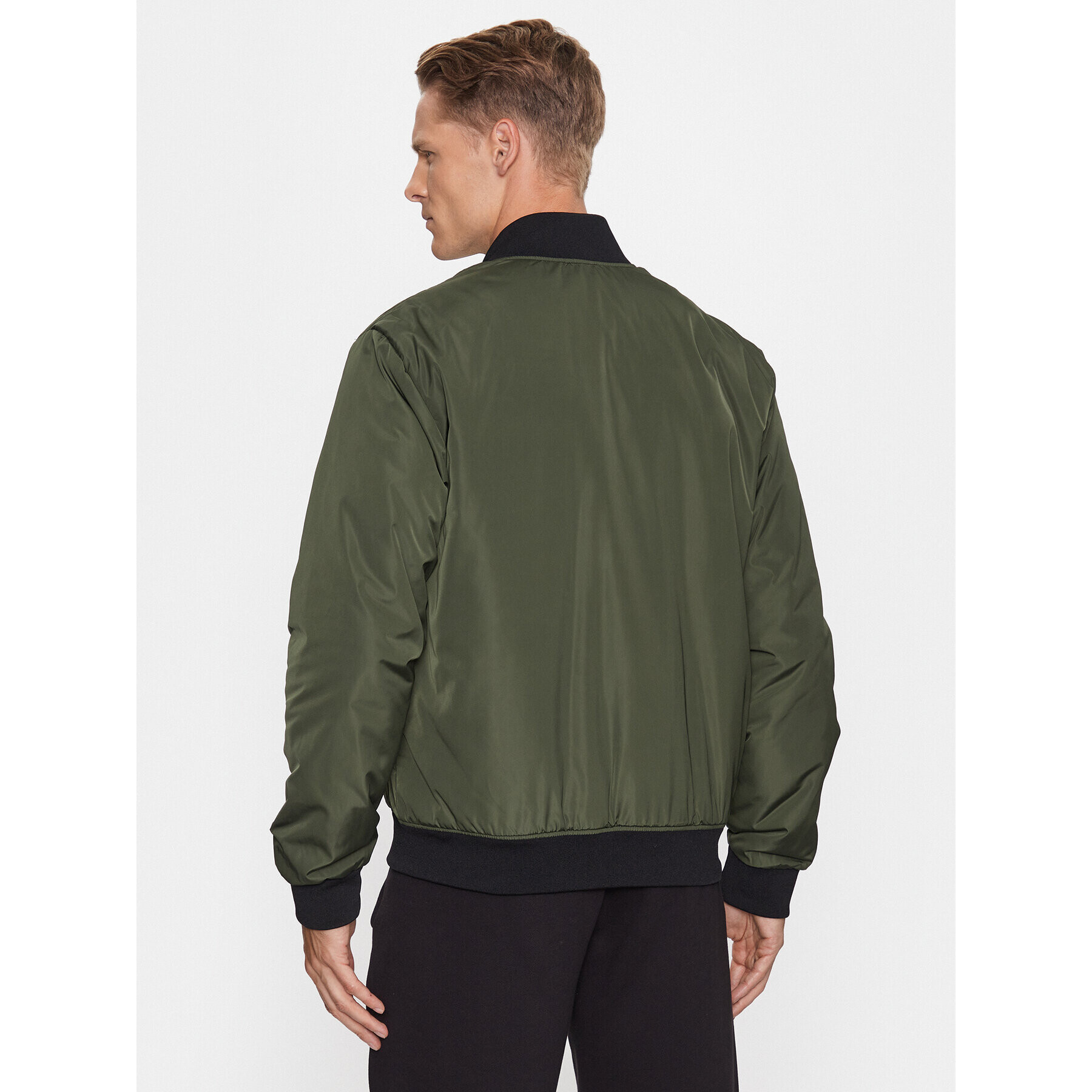 EA7 Emporio Armani Bunda bomber 8NPB12 PN7LZ 1845 Zelená Regular Fit - Pepit.cz