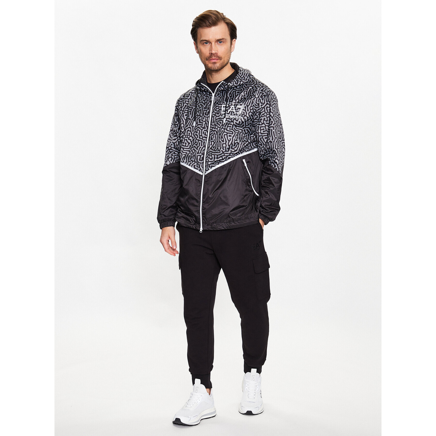 EA7 Emporio Armani Bunda pro přechodné období 3RPB04 PN5ZZ 1200 Černá Regular Fit - Pepit.cz