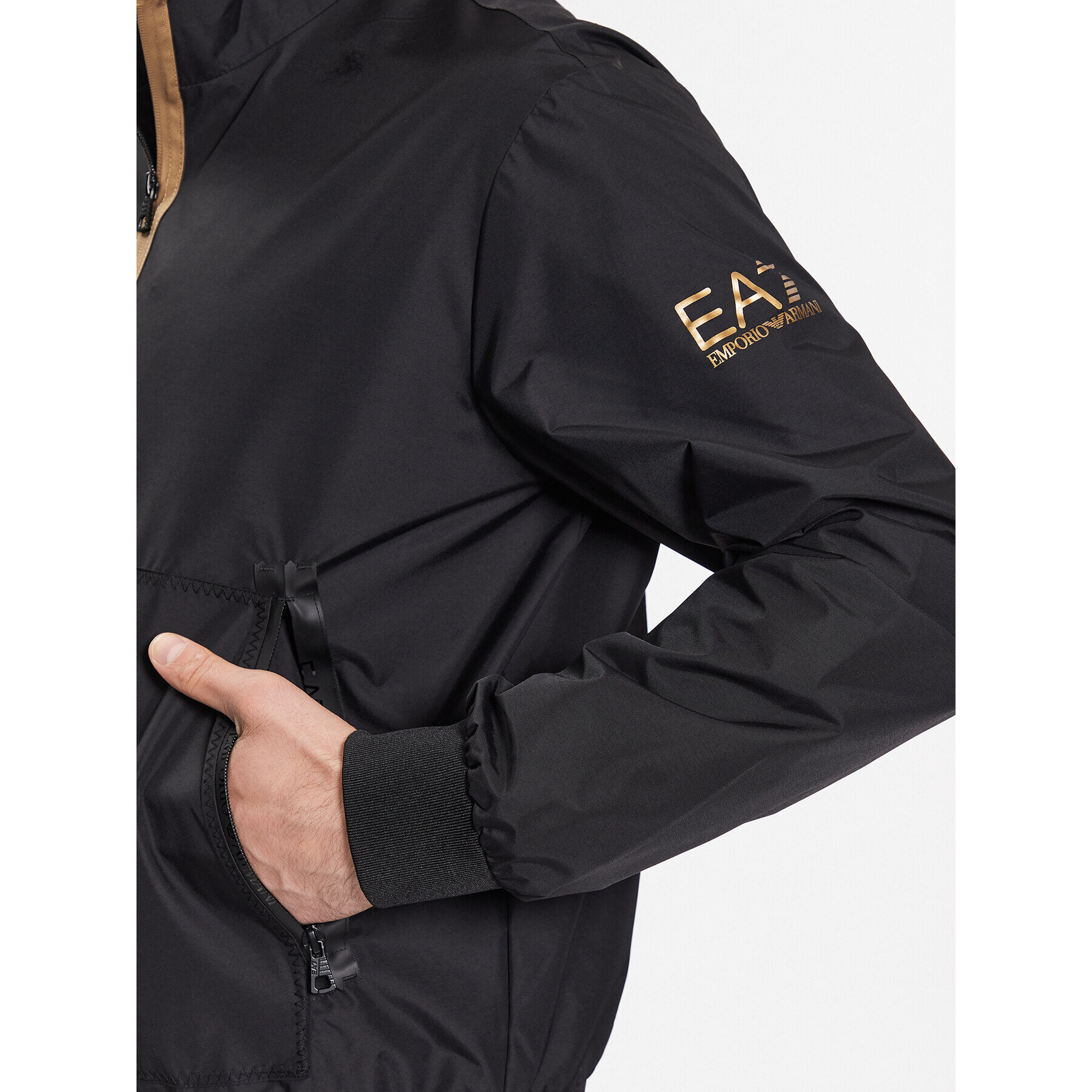 EA7 Emporio Armani Bunda pro přechodné období 3RPB11 PN27Z 0200 Černá Regular Fit - Pepit.cz