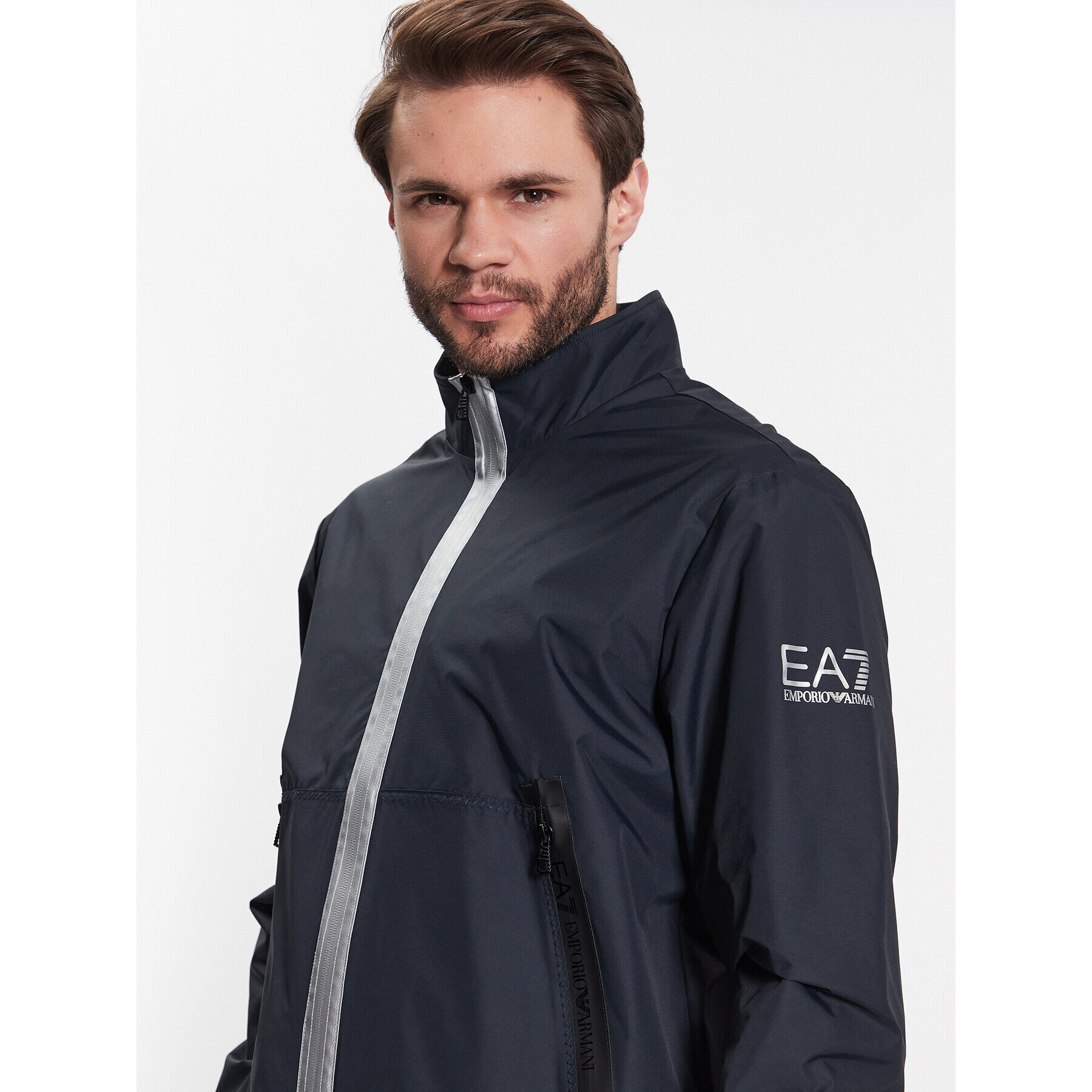 EA7 Emporio Armani Bunda pro přechodné období 3RPB11 PN27Z 0578 Tmavomodrá Regular Fit - Pepit.cz