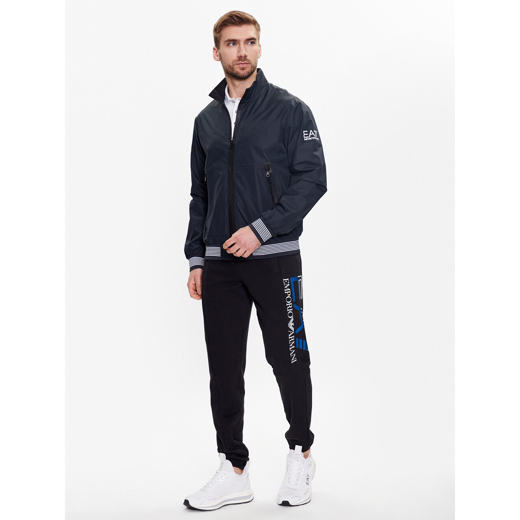 EA7 Emporio Armani Bunda pro přechodné období 3RPB11 PN27Z 1578 Tmavomodrá Regular Fit - Pepit.cz