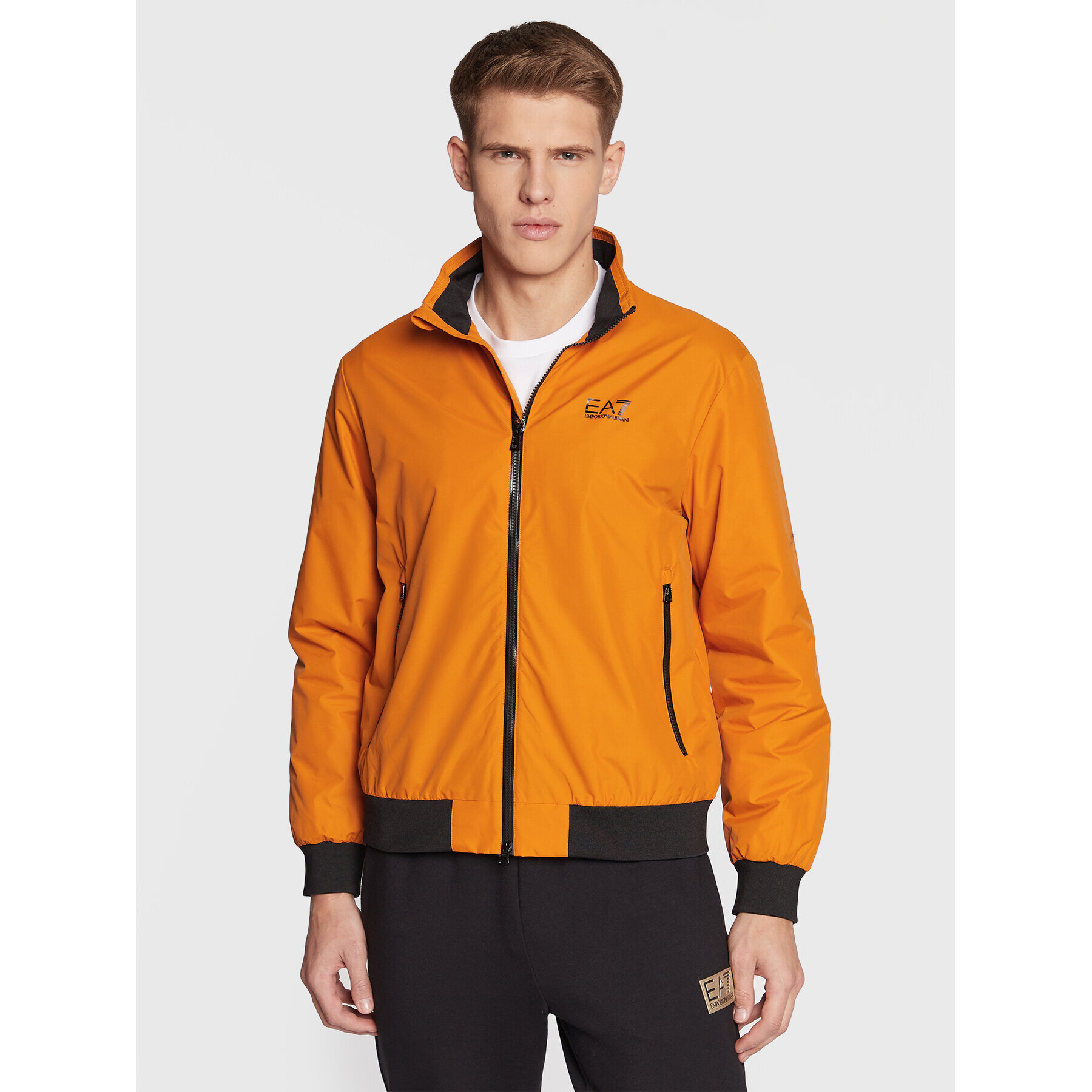 EA7 Emporio Armani Bunda pro přechodné období 6LPB27 PN27Z 1682 Oranžová Regular Fit - Pepit.cz