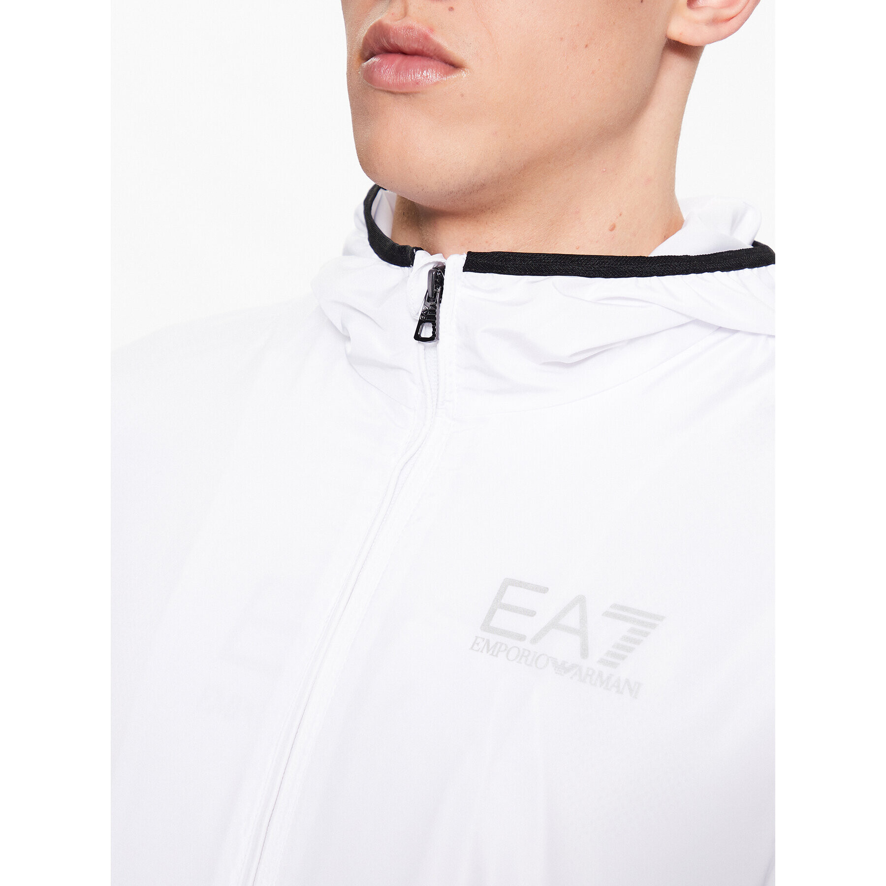 EA7 Emporio Armani Bunda pro přechodné období 8NPB04 PNN7Z 1100 Bílá Regular Fit - Pepit.cz