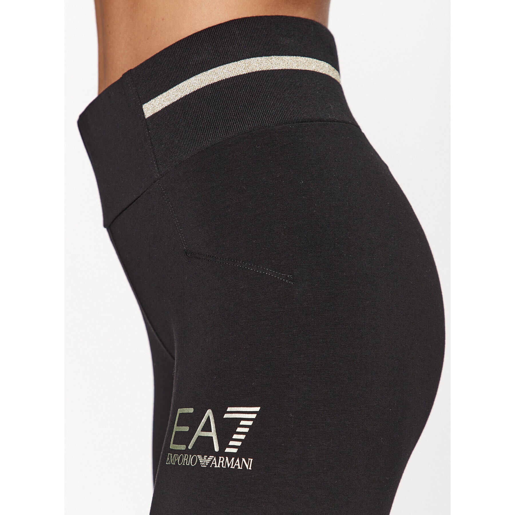 EA7 Emporio Armani Legíny 8NTP68 TJ01Z 0200 Černá Regular Fit - Pepit.cz