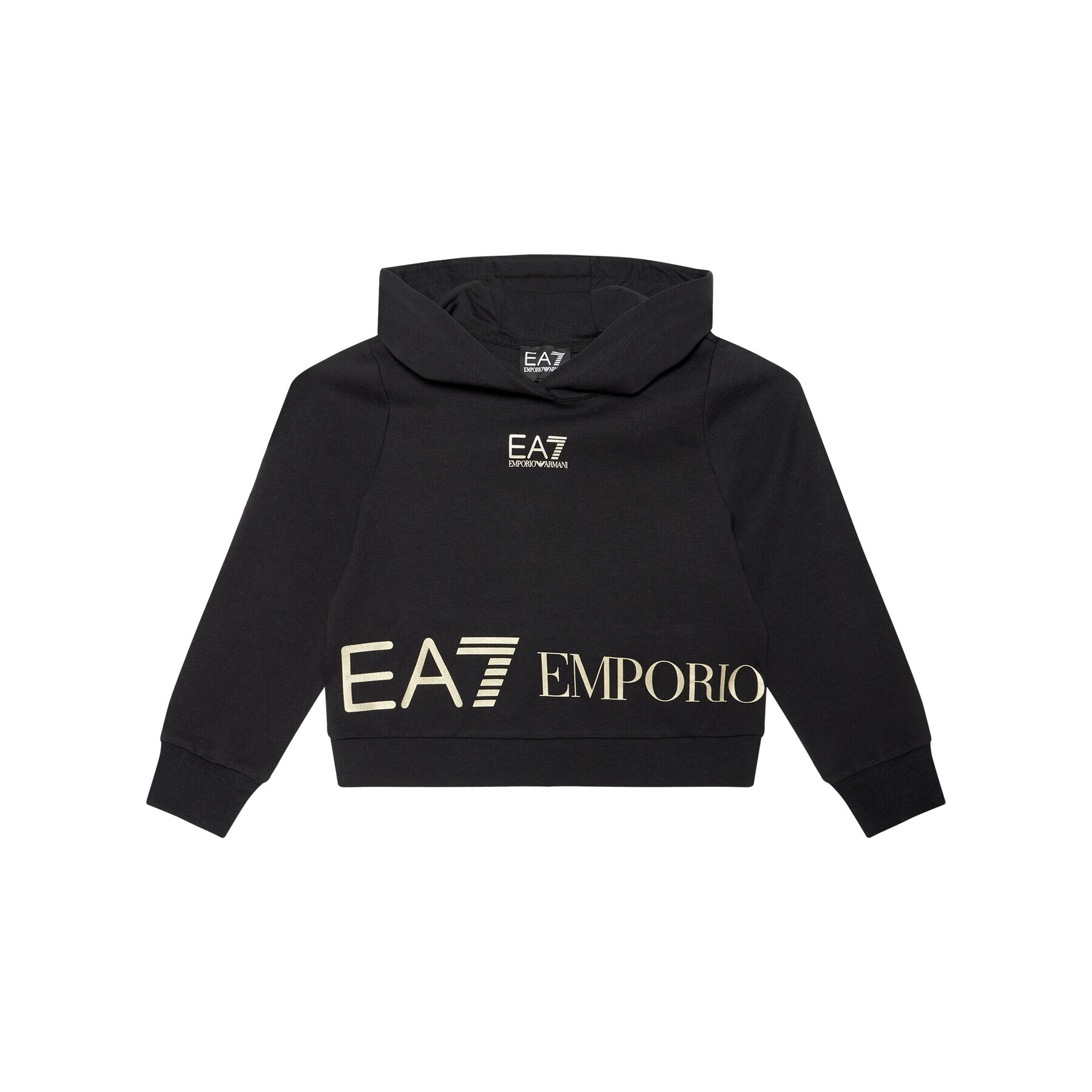 EA7 Emporio Armani Mikina 3KFM52 FJ5FZ 1200 Černá Regular Fit - Pepit.cz