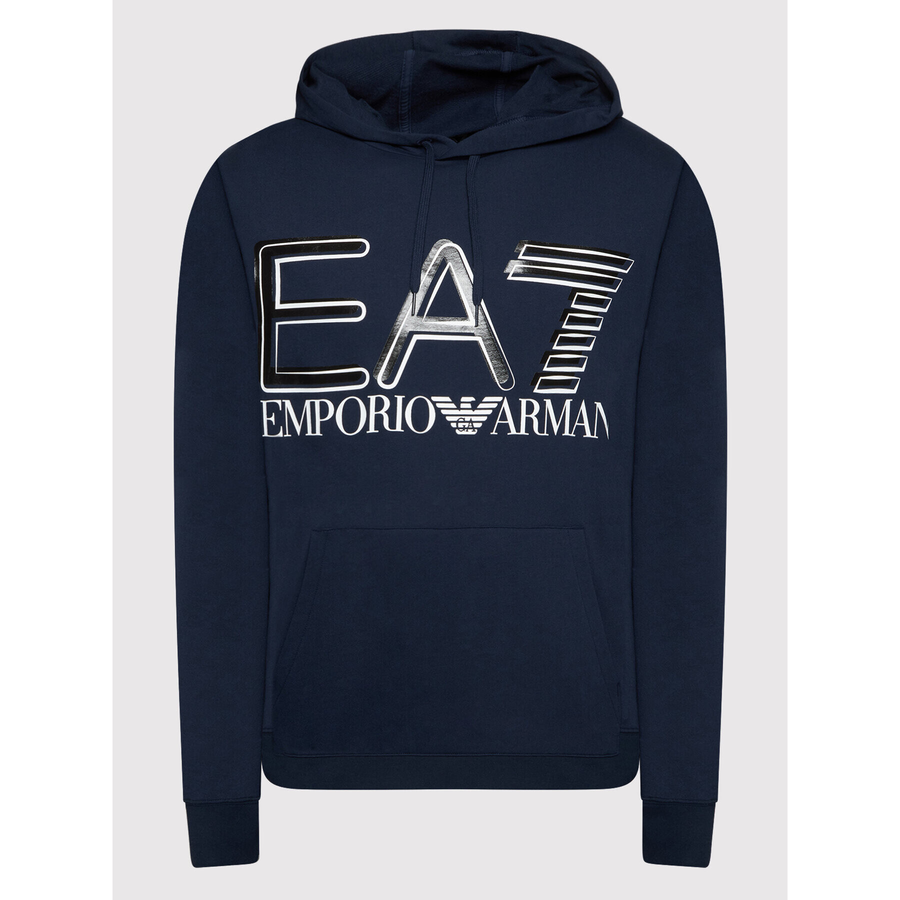 EA7 Emporio Armani Mikina 3LPM45 PJFGZ 1554 Tmavomodrá Regular Fit - Pepit.cz