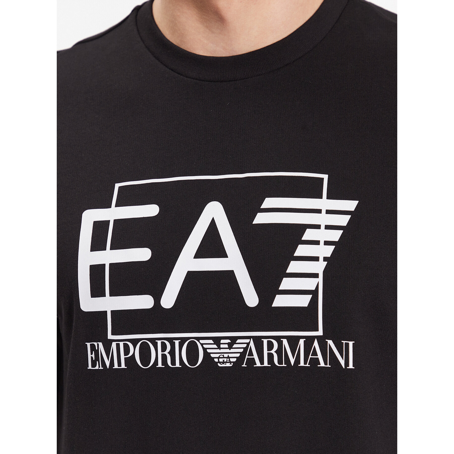 EA7 Emporio Armani Mikina 3RPM60 PJ05Z 1200 Černá Regular Fit - Pepit.cz