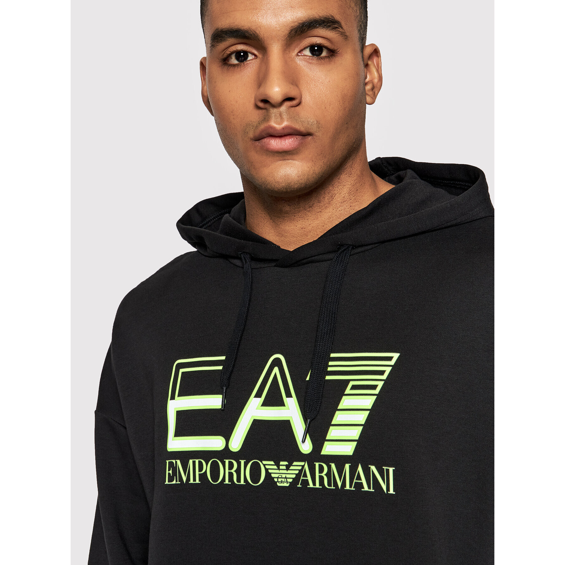 EA7 Emporio Armani Mikina 6KPM73 PJANZ 1200 Černá Regular Fit - Pepit.cz