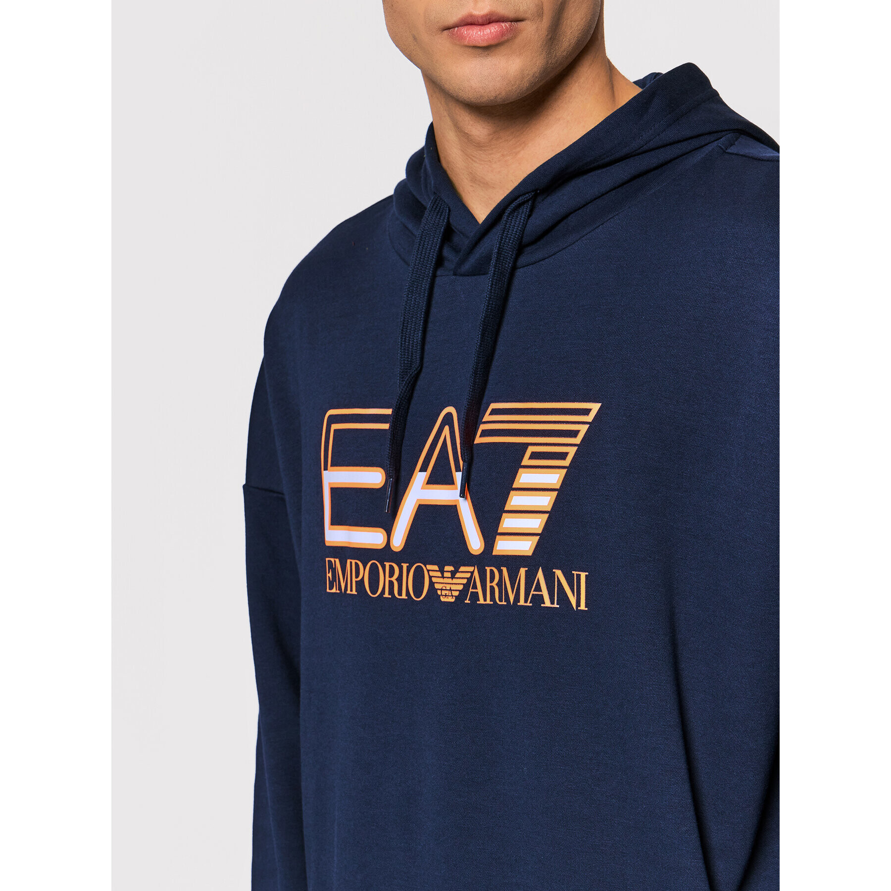 EA7 Emporio Armani Mikina 6KPM73 PJANZ 1554 Tmavomodrá Regular Fit - Pepit.cz