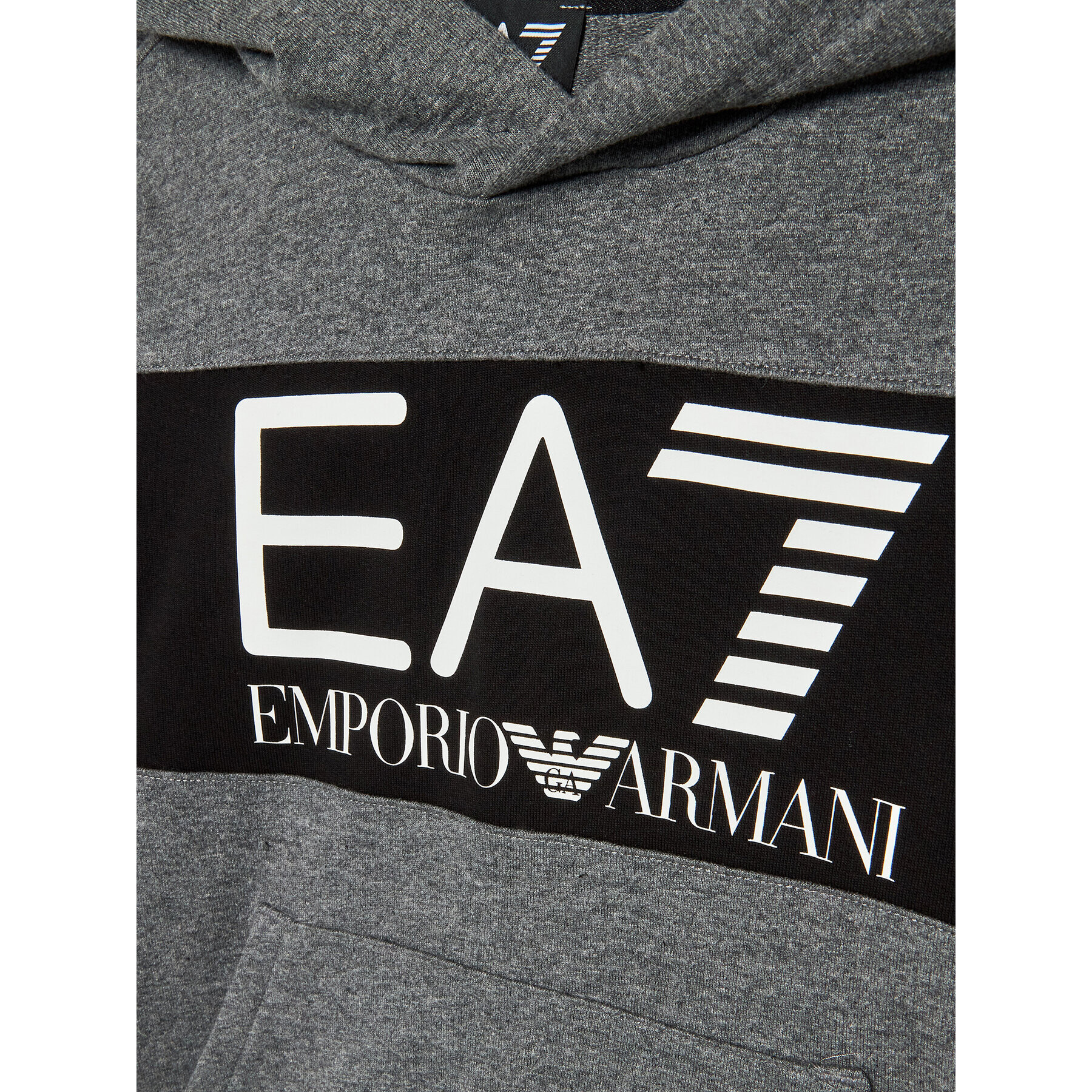 EA7 Emporio Armani Mikina 6LBM64 BJ05Z 3925 Šedá Regular Fit - Pepit.cz