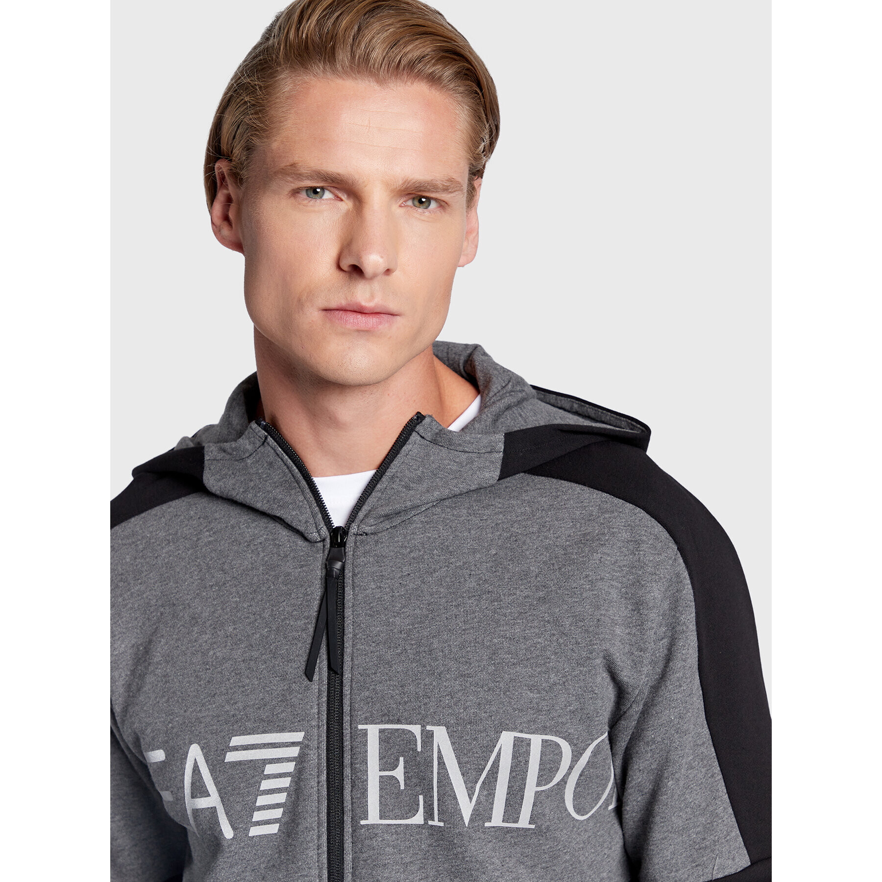 EA7 Emporio Armani Mikina 6LPM18 PJEQZ 1200 Černá Regular Fit - Pepit.cz