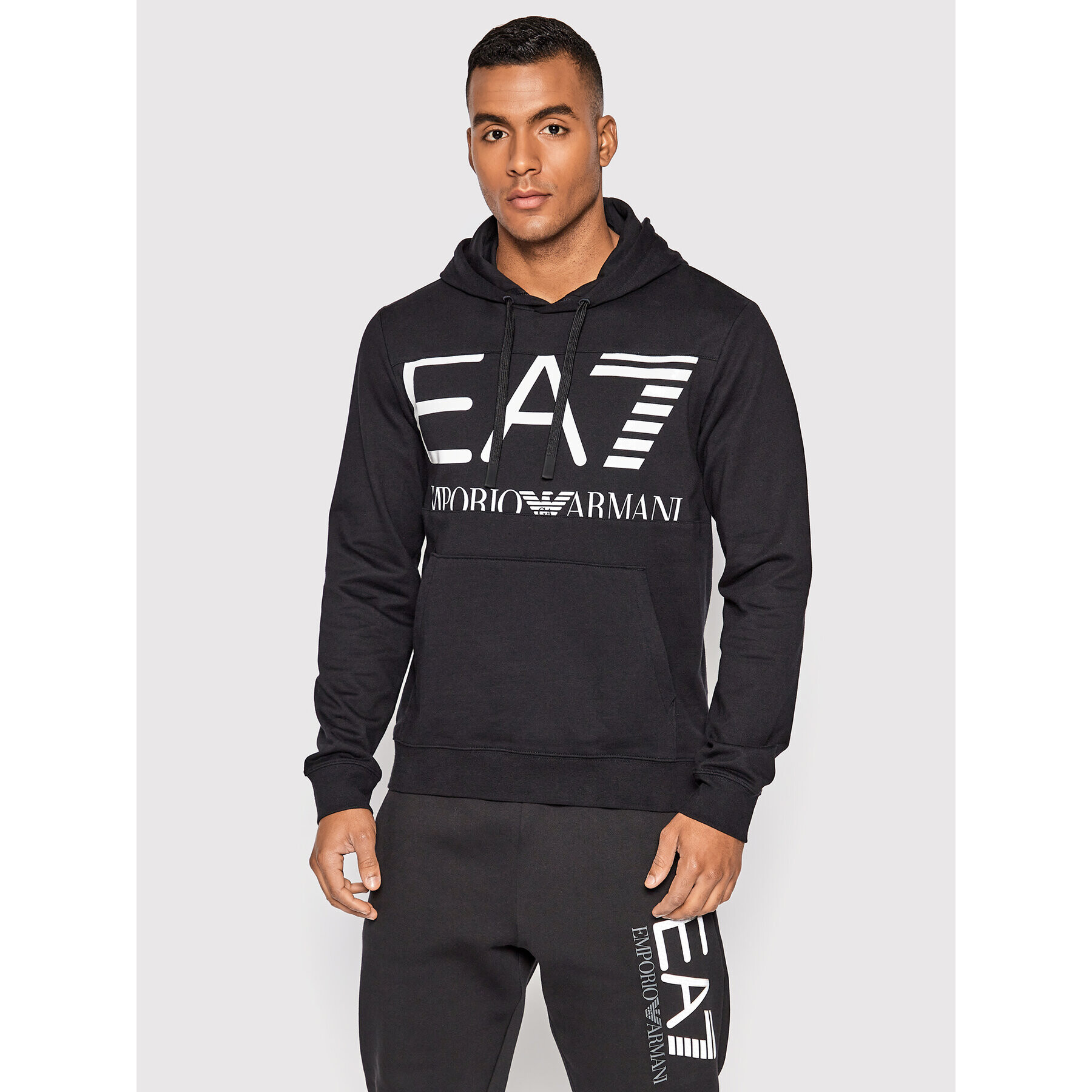 EA7 Emporio Armani Mikina 6LPM52 PJFGZ 1200 Černá Regular Fit - Pepit.cz