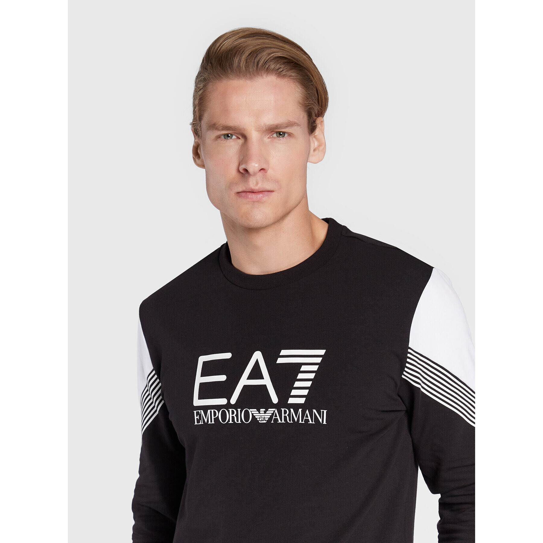 EA7 Emporio Armani Mikina 6LPM55 PJ9FZ 1200 Černá Regular Fit - Pepit.cz