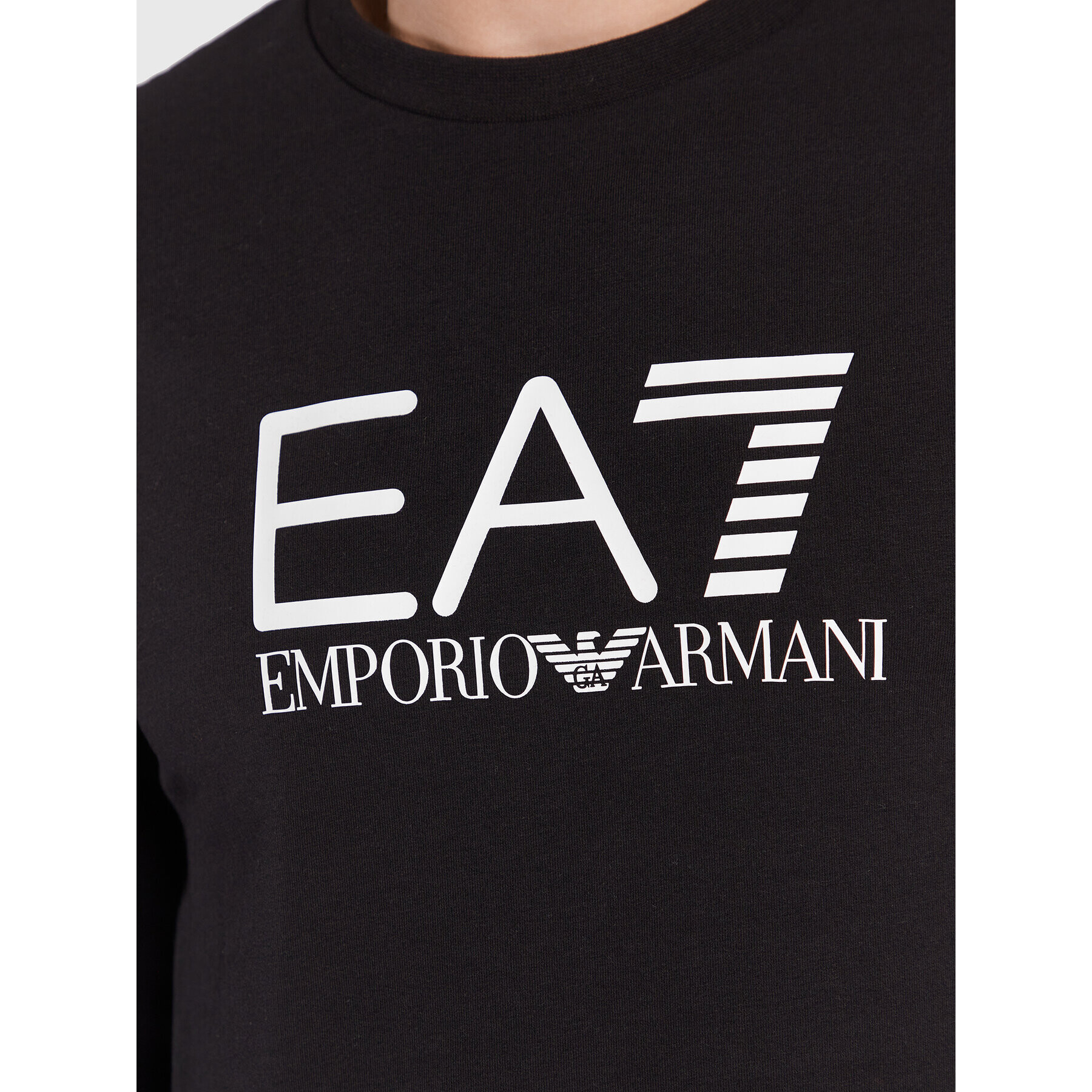 EA7 Emporio Armani Mikina 6LPM55 PJ9FZ 1200 Černá Regular Fit - Pepit.cz